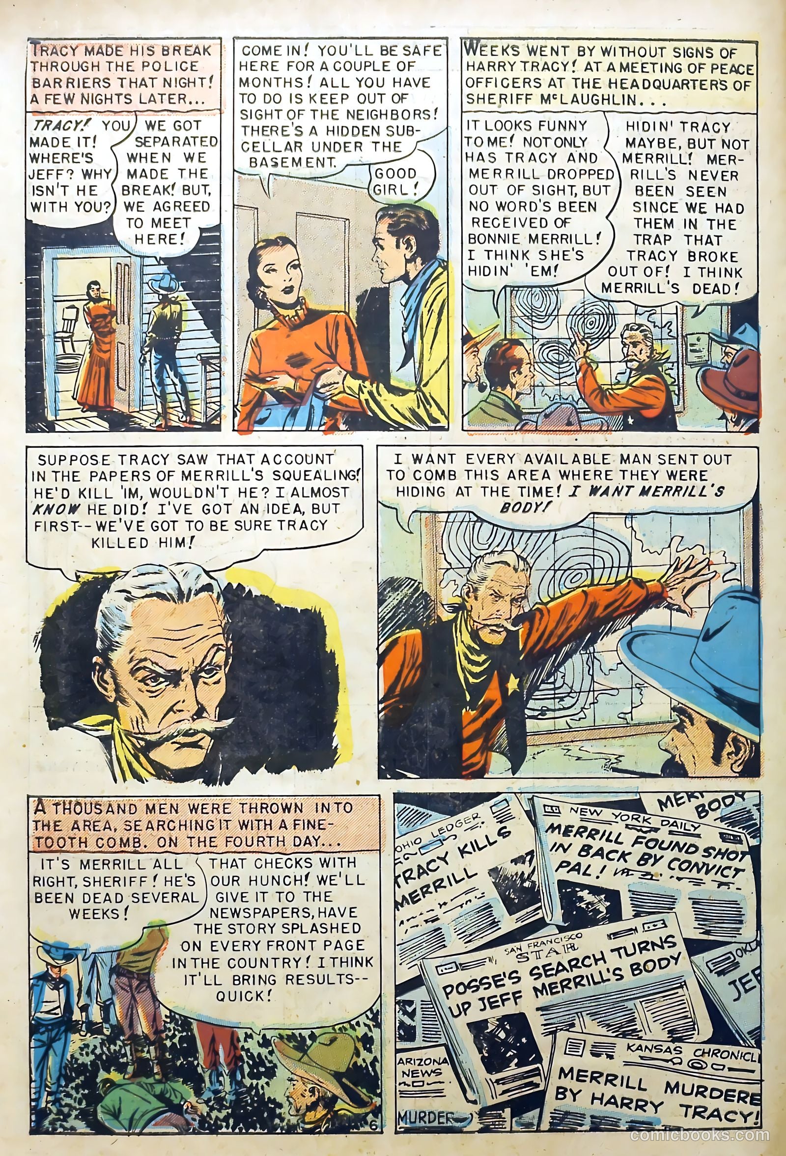 Jesse James #3 (1951) — page 32 of 36