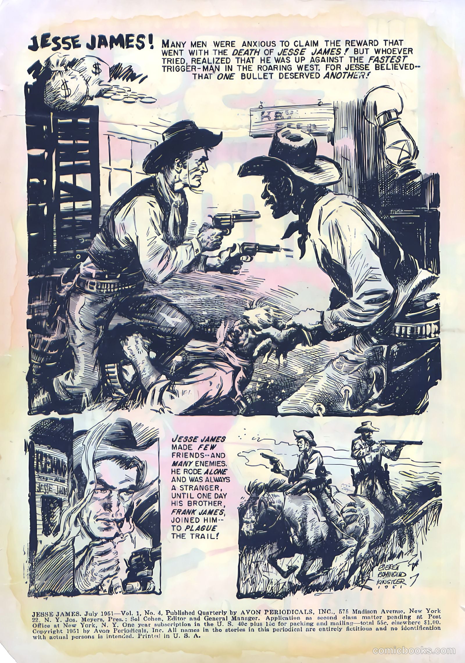 Jesse James #4 (1951) — page 2 of 36