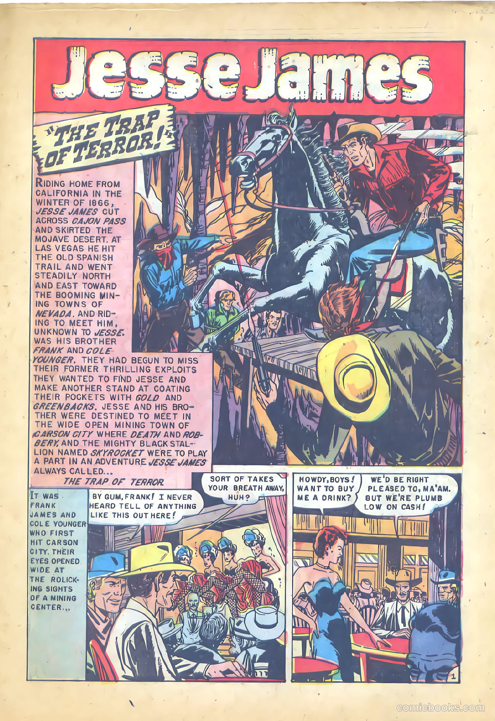 Jesse James #4 (1951) — page 3 of 36