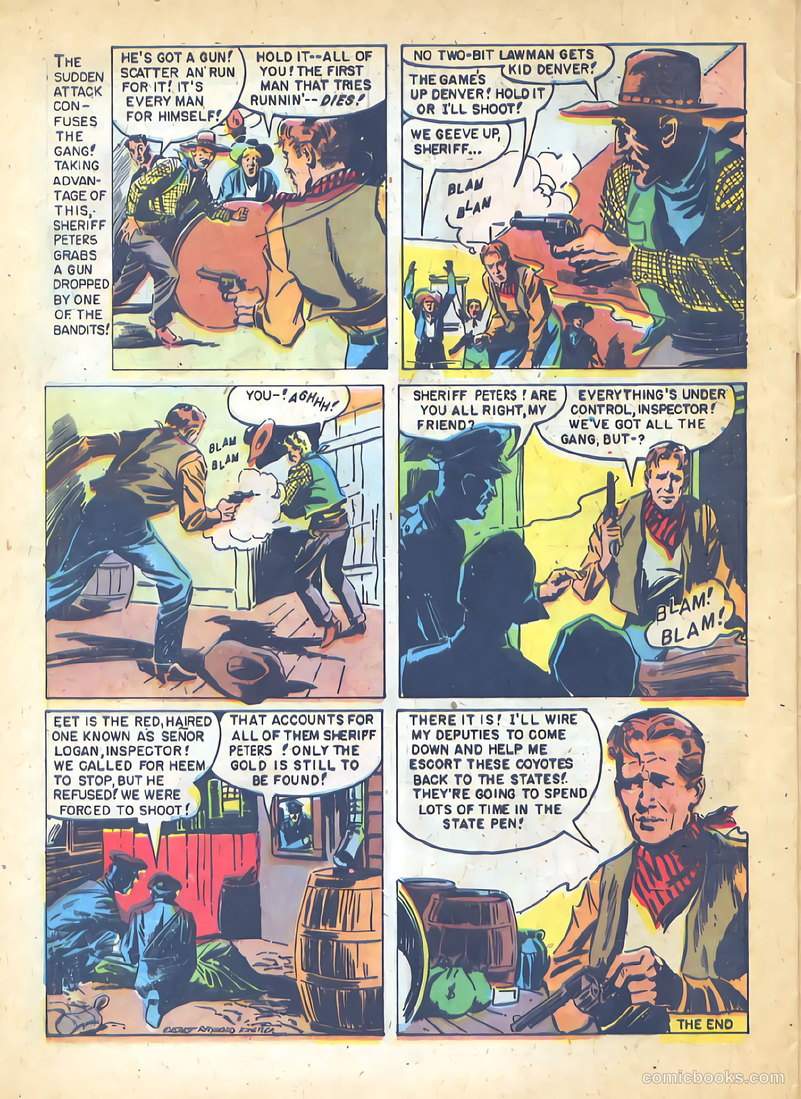 Jesse James #4 (1951) — page 32 of 36