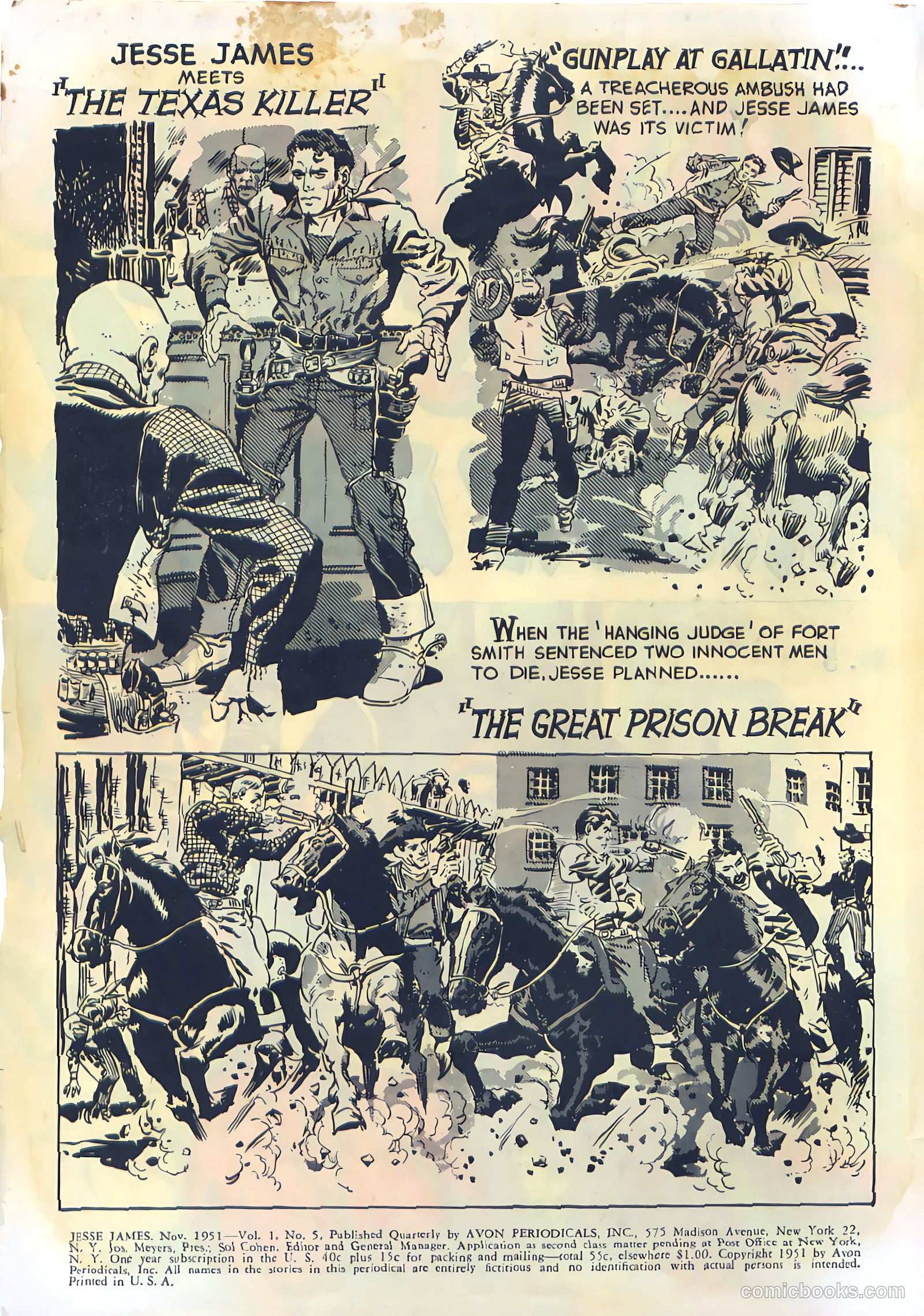 Jesse James #5 (1951) — page 2 of 36