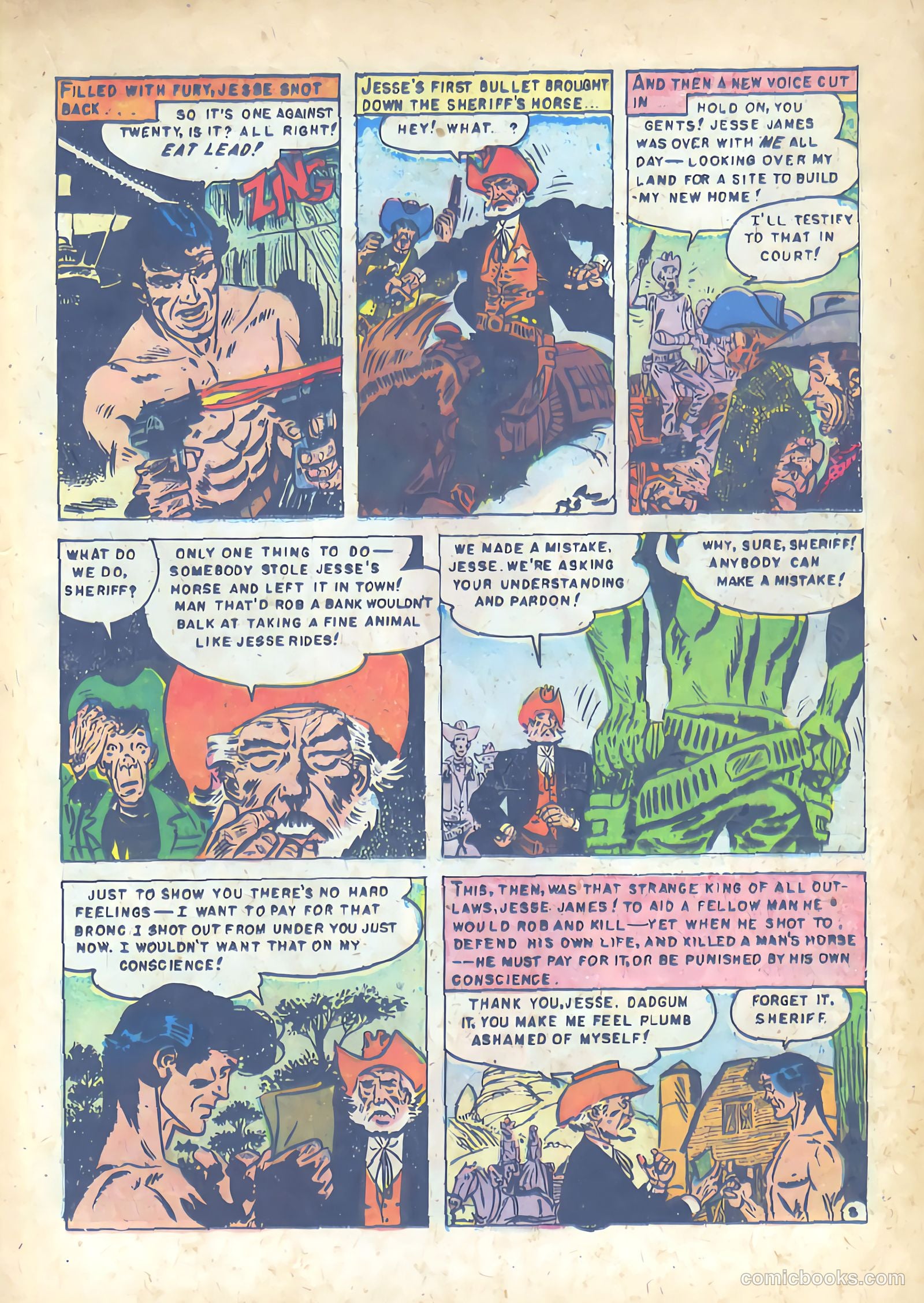 Jesse James #5 (1951) — page 17 of 36