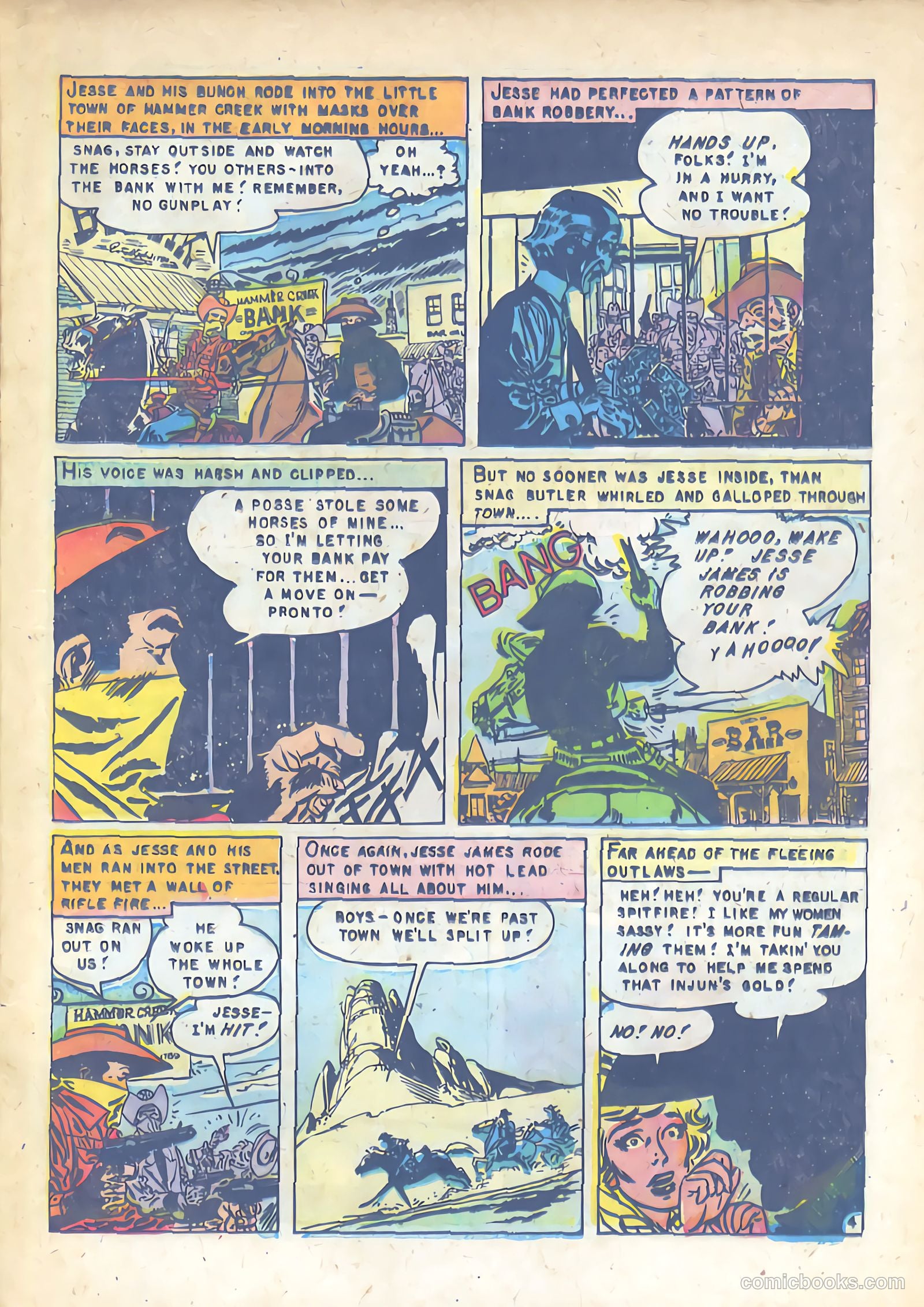 Jesse James #5 (1951) — page 21 of 36