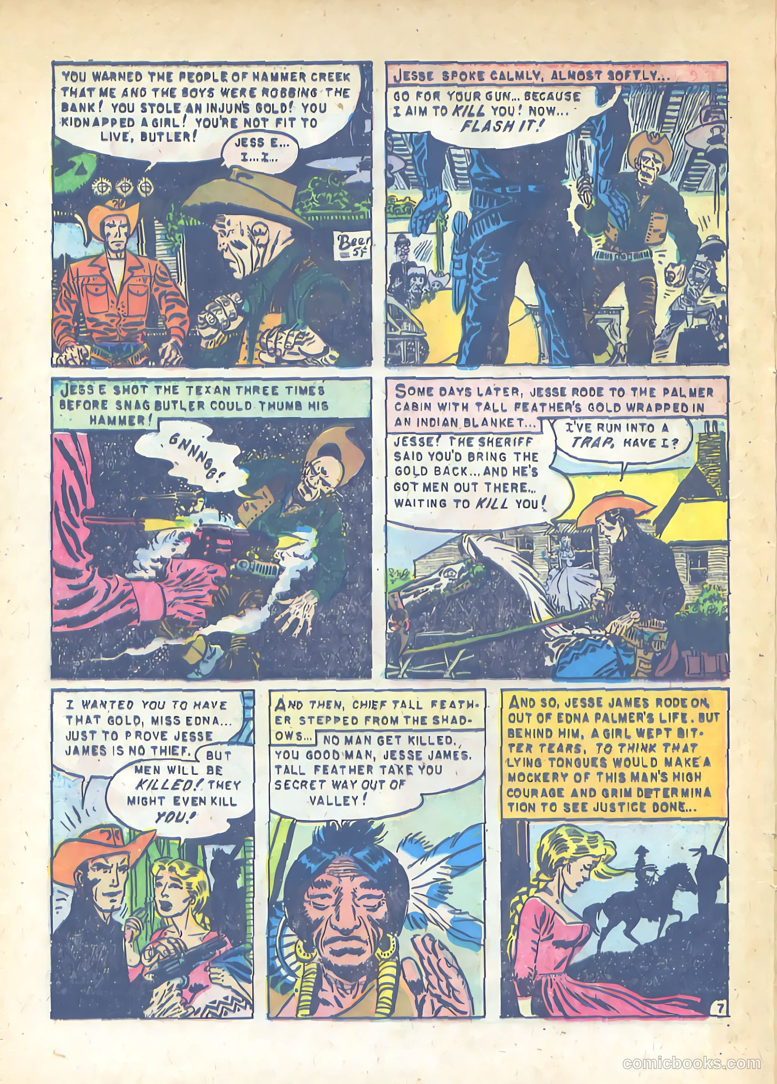Jesse James #5 (1951) — page 24 of 36