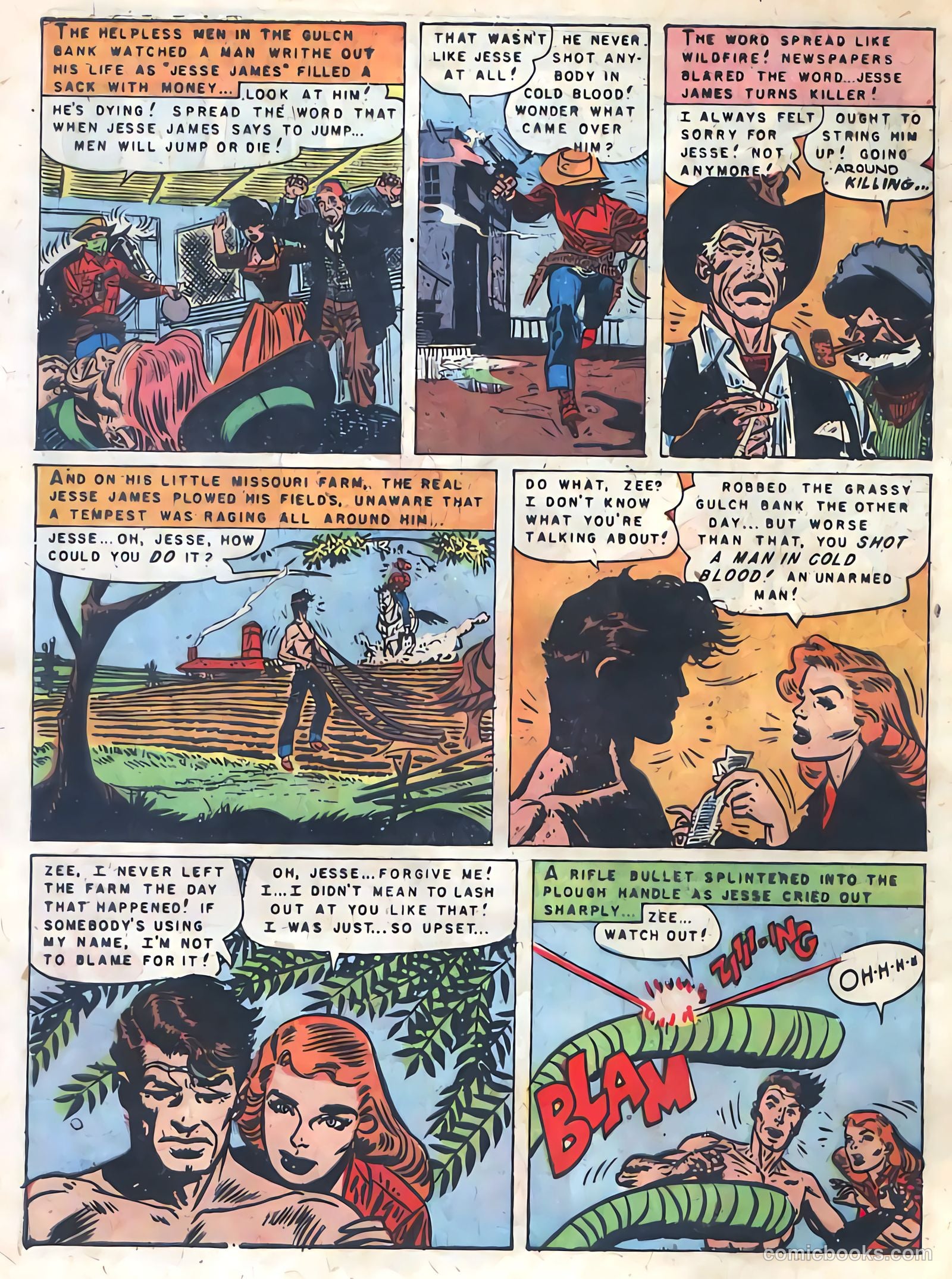 Jesse James #6 (1952) — page 4 of 36