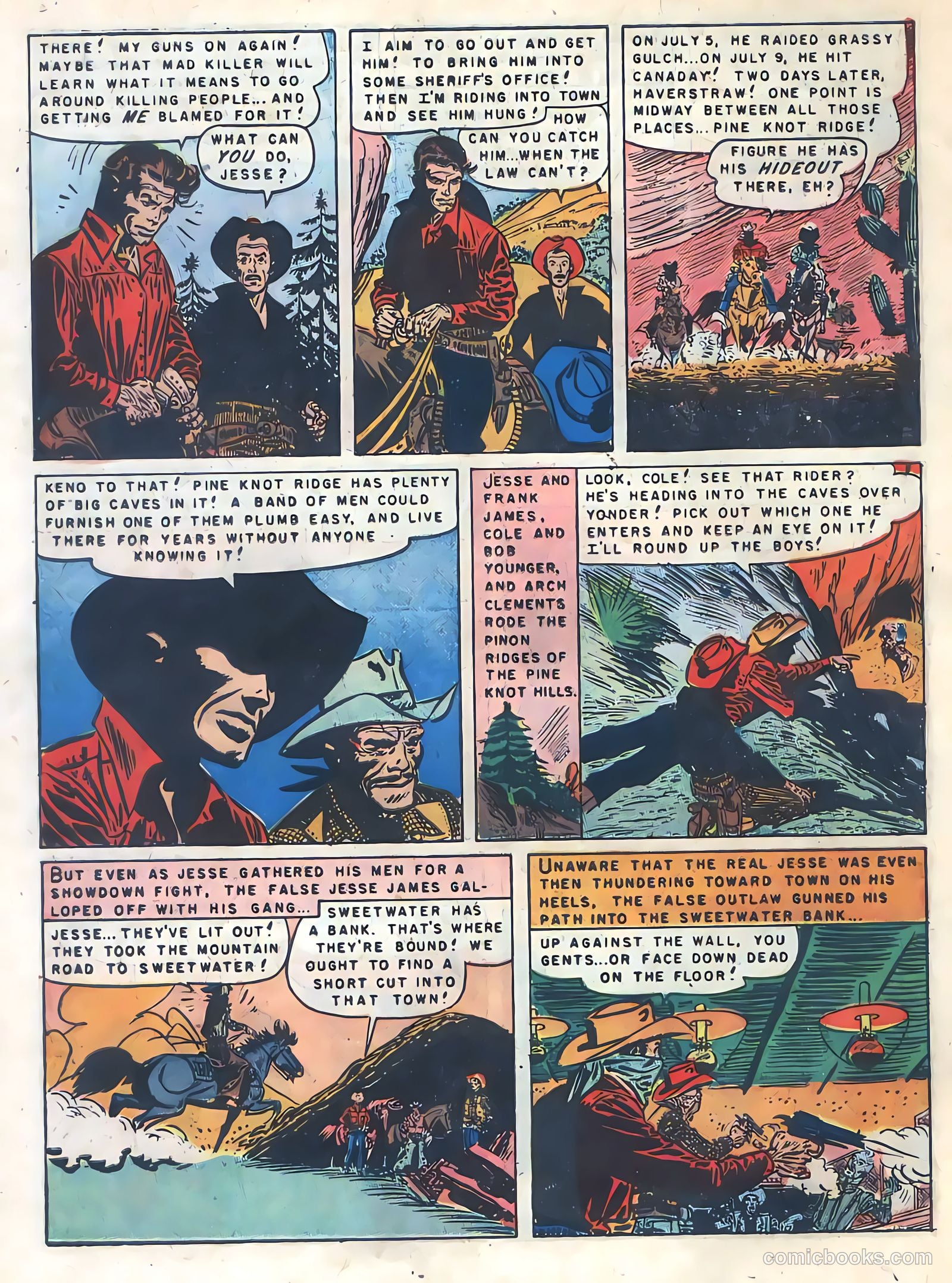 Jesse James #6 (1952) — page 6 of 36