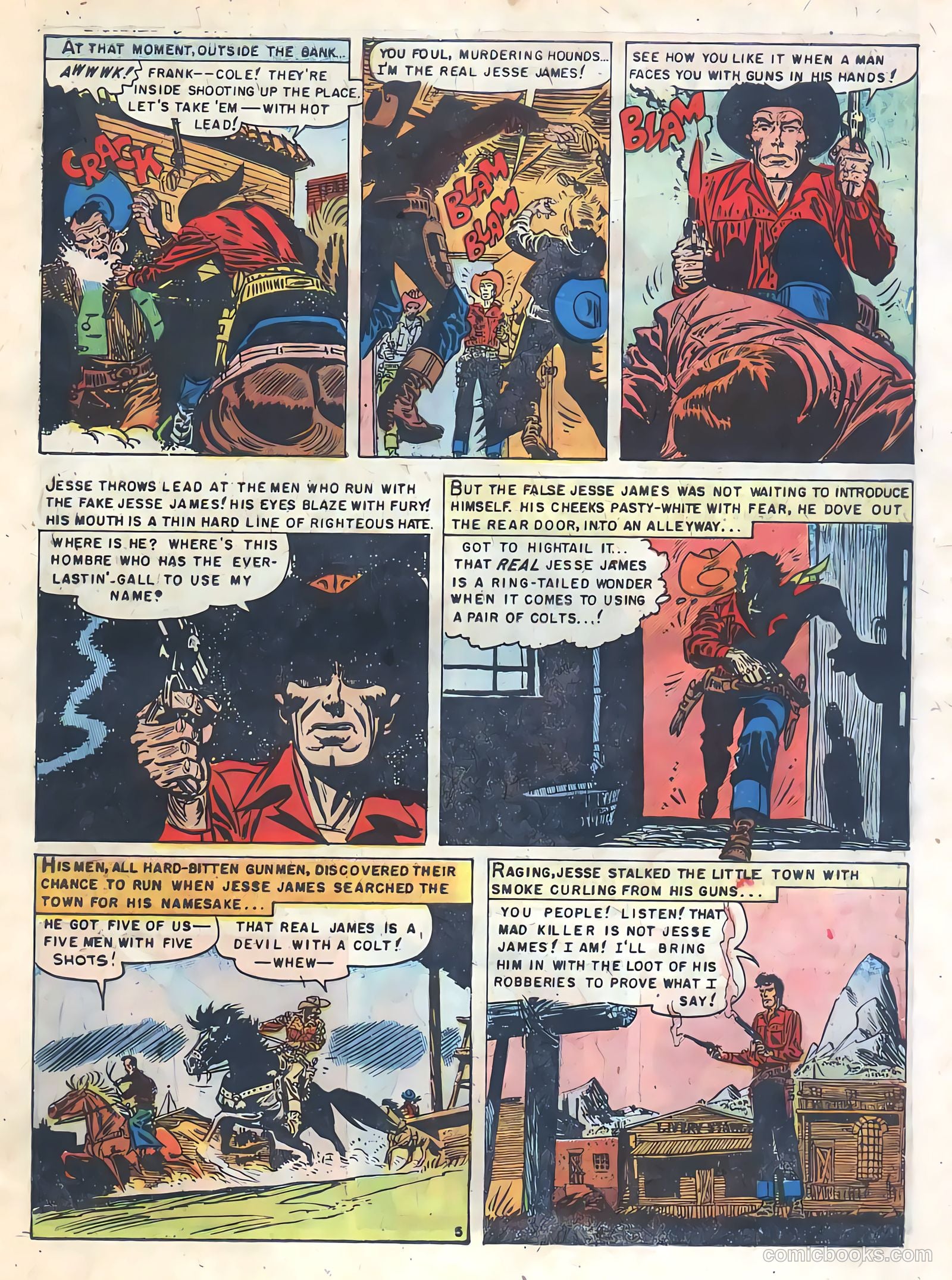 Jesse James #6 (1952) — page 7 of 36