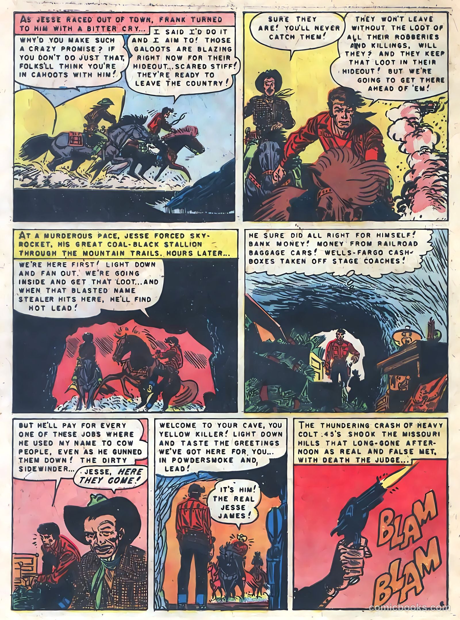 Jesse James #6 (1952) — page 8 of 36