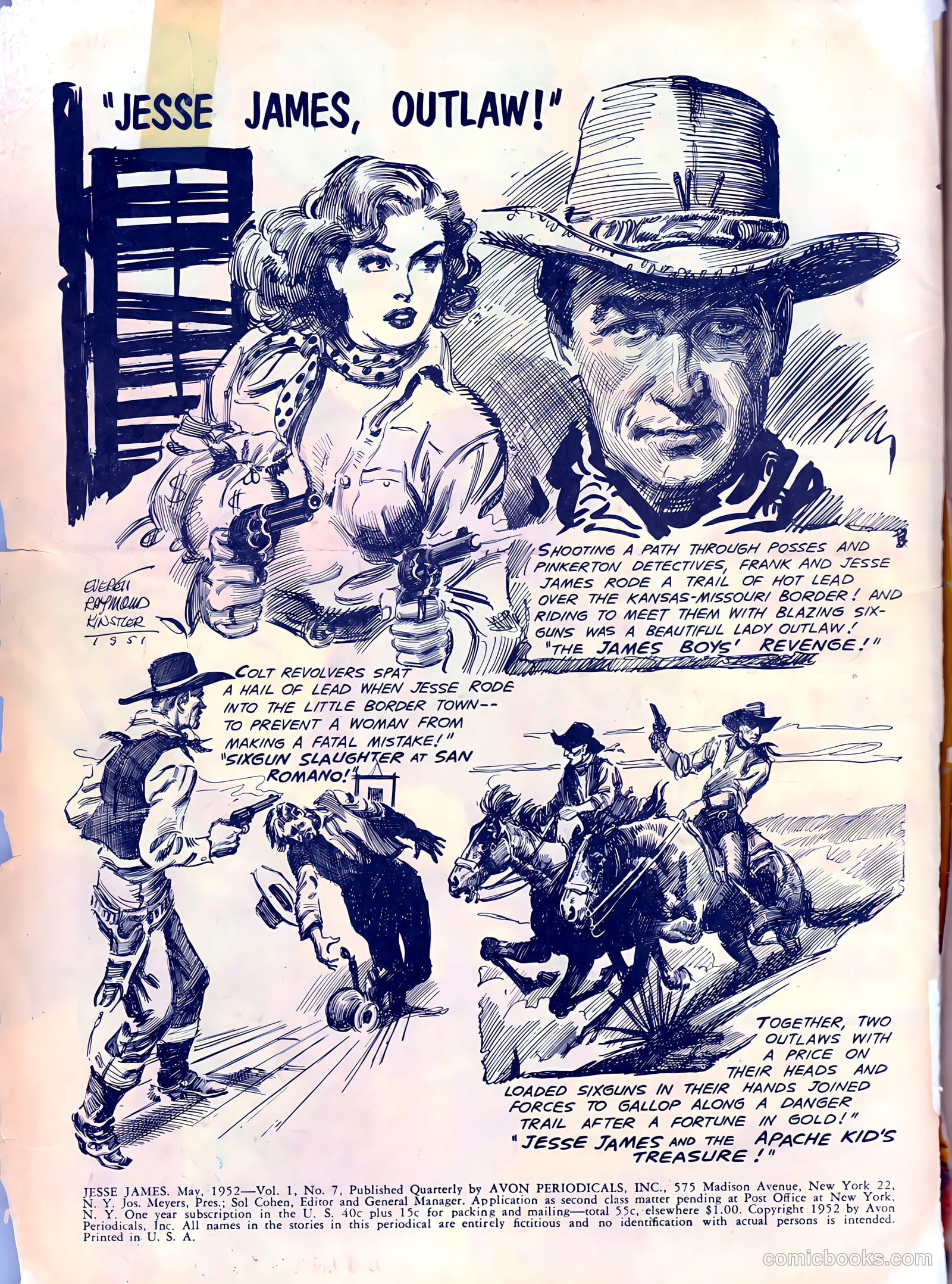 Jesse James #7 (1952) — page 2 of 36