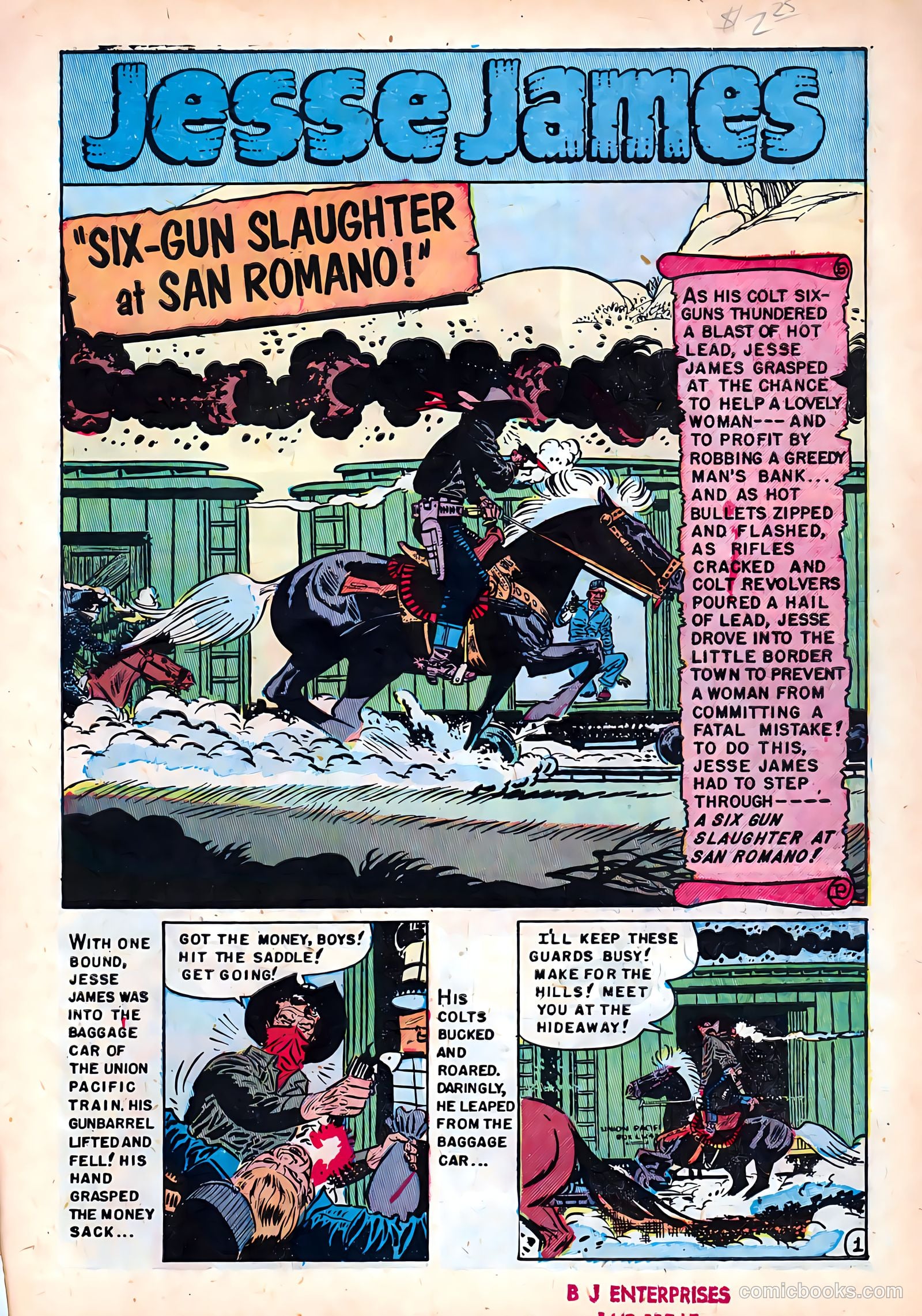Jesse James #7 (1952) — page 3 of 36