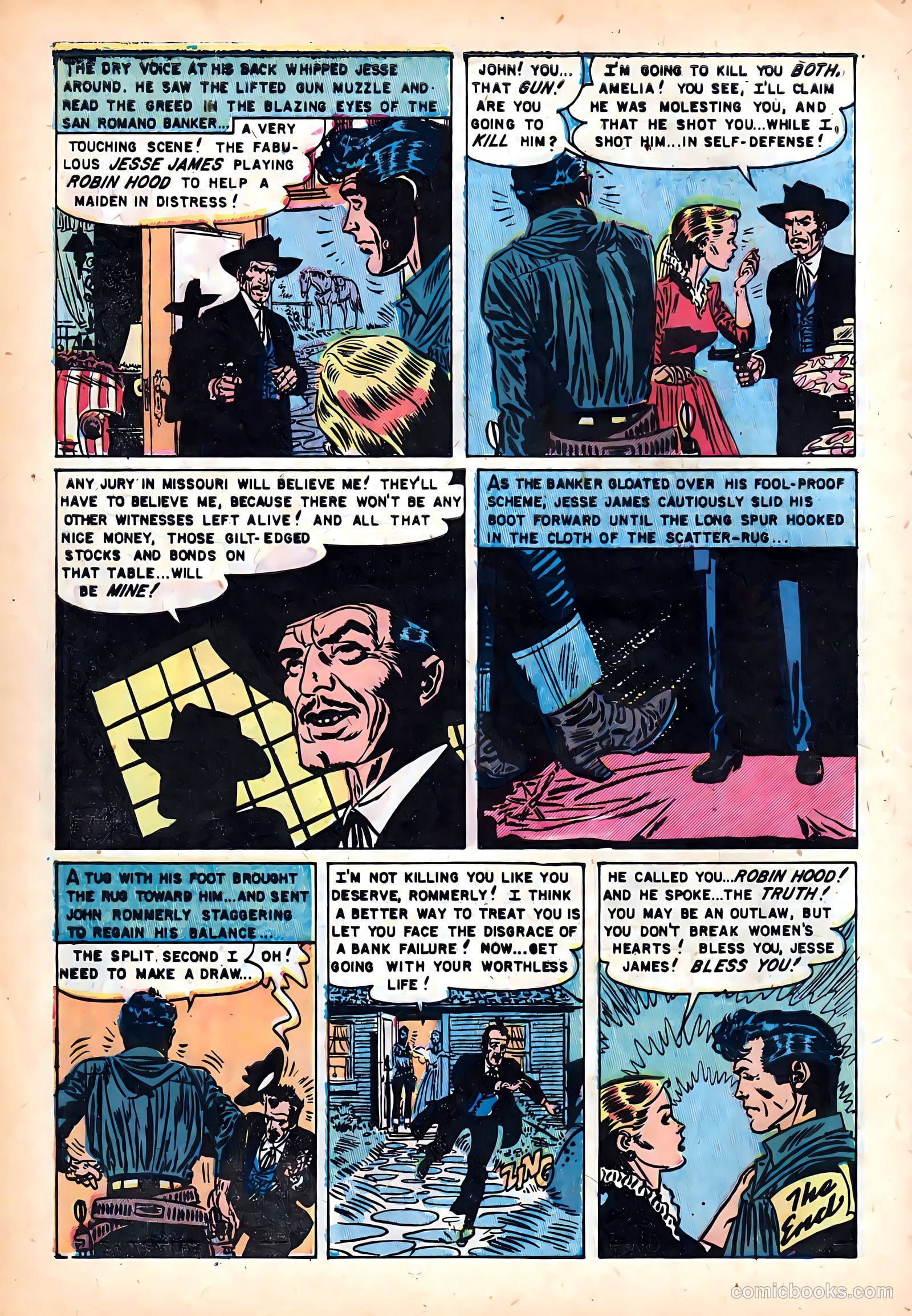 Jesse James #7 (1952) — page 8 of 36