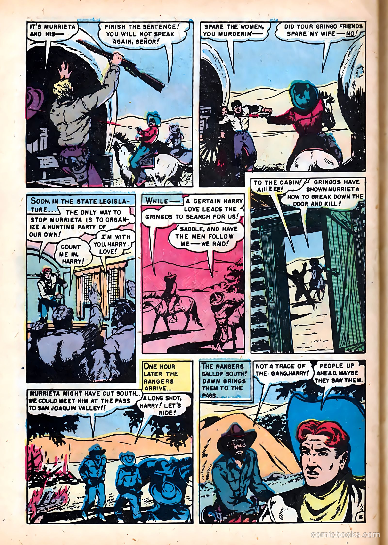 Jesse James #7 (1952) — page 32 of 36