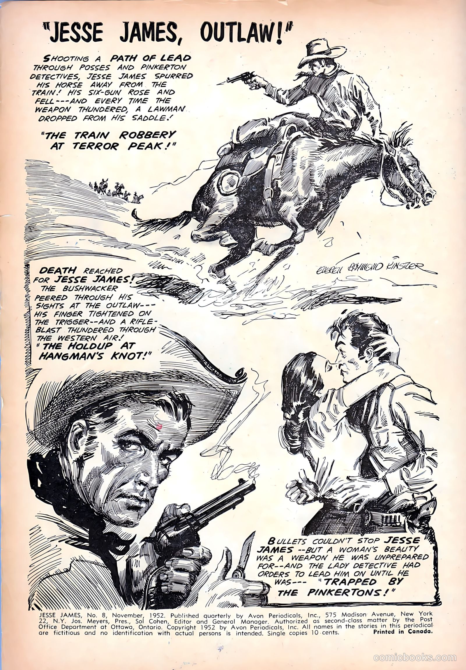 Jesse James #8 (1952) — page 2 of 36