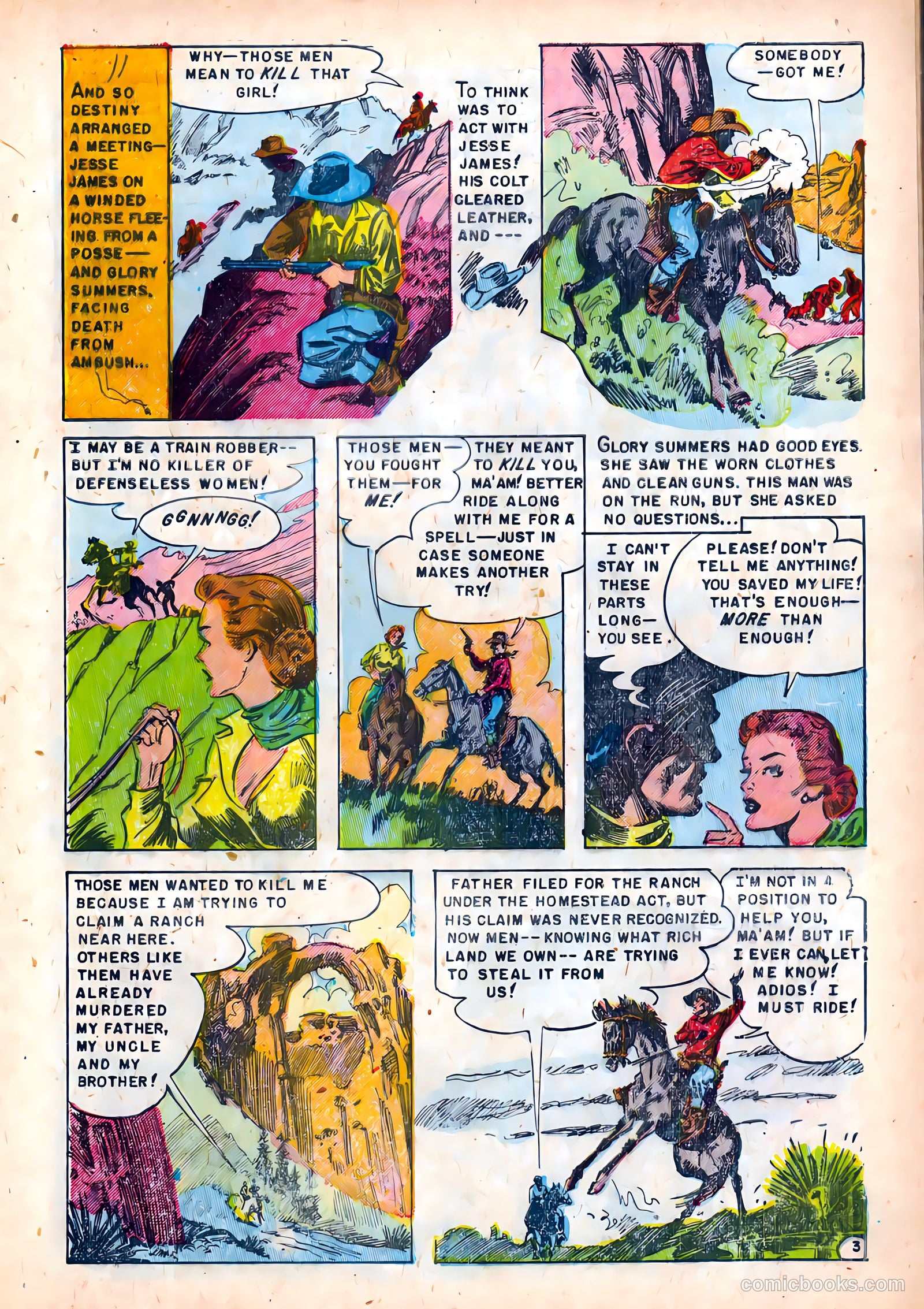 Jesse James #8 (1952) — page 5 of 36
