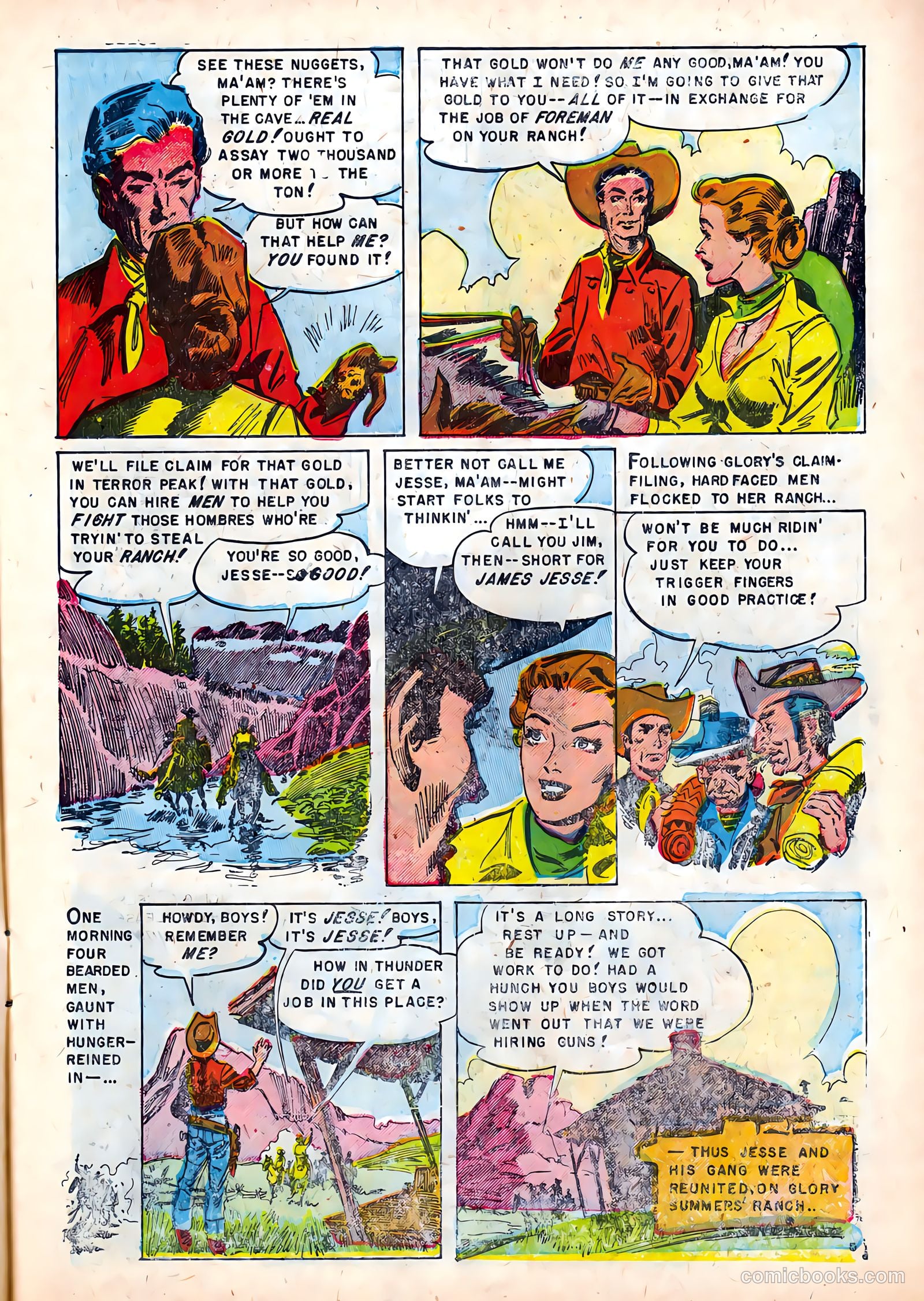 Jesse James #8 (1952) — page 7 of 36
