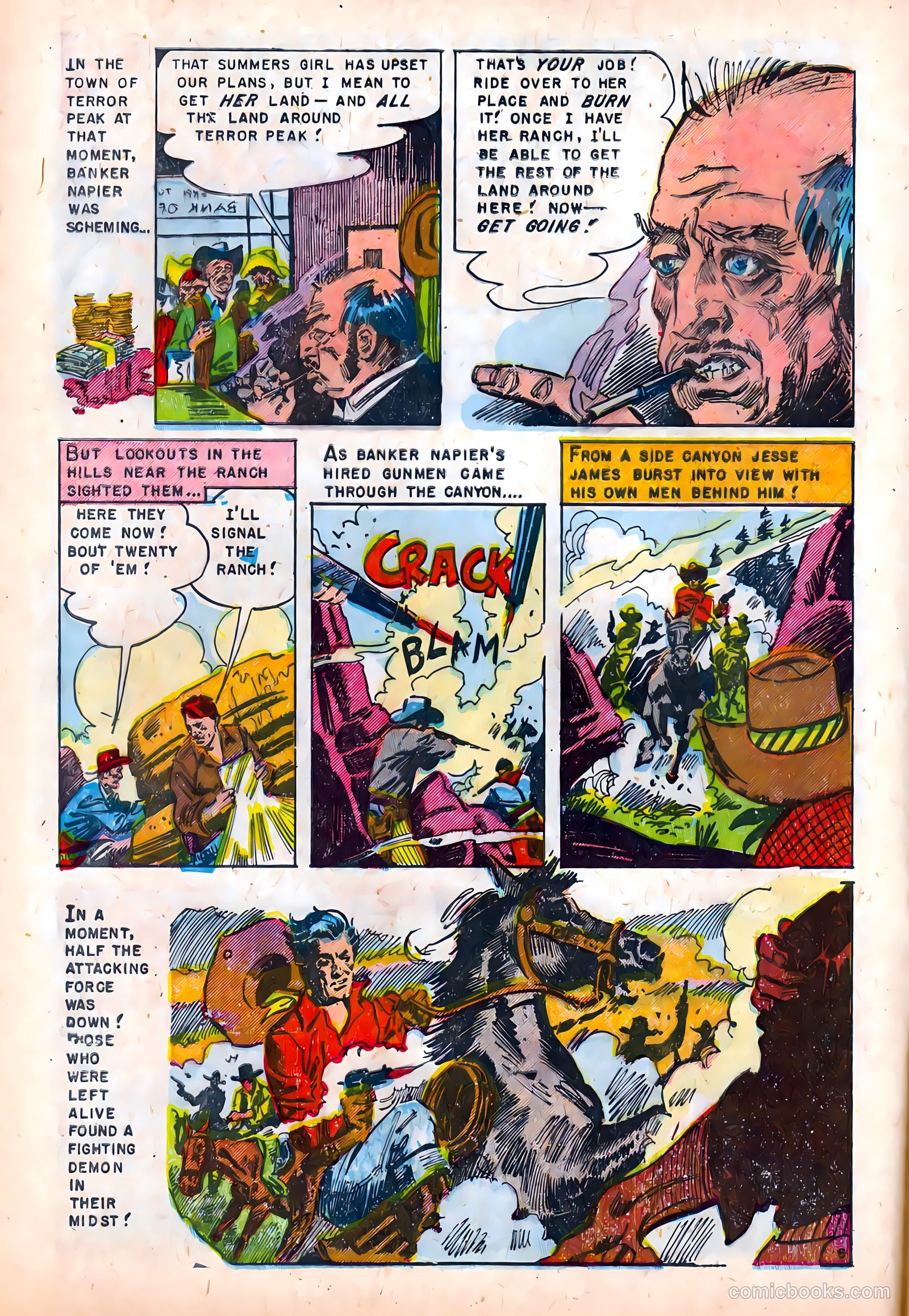 Jesse James #8 (1952) — page 8 of 36