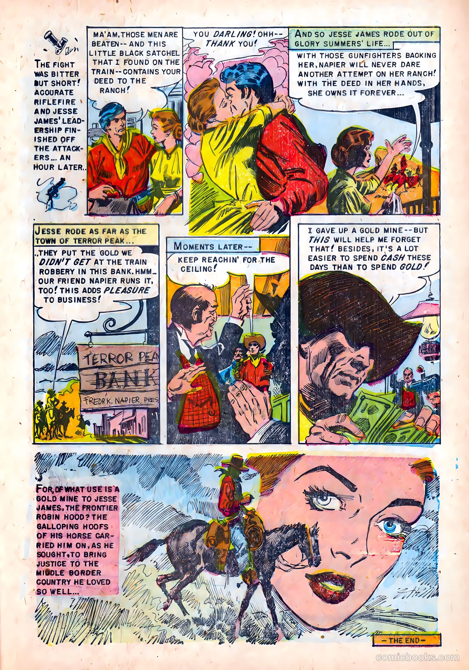 Jesse James #8 (1952) — page 9 of 36