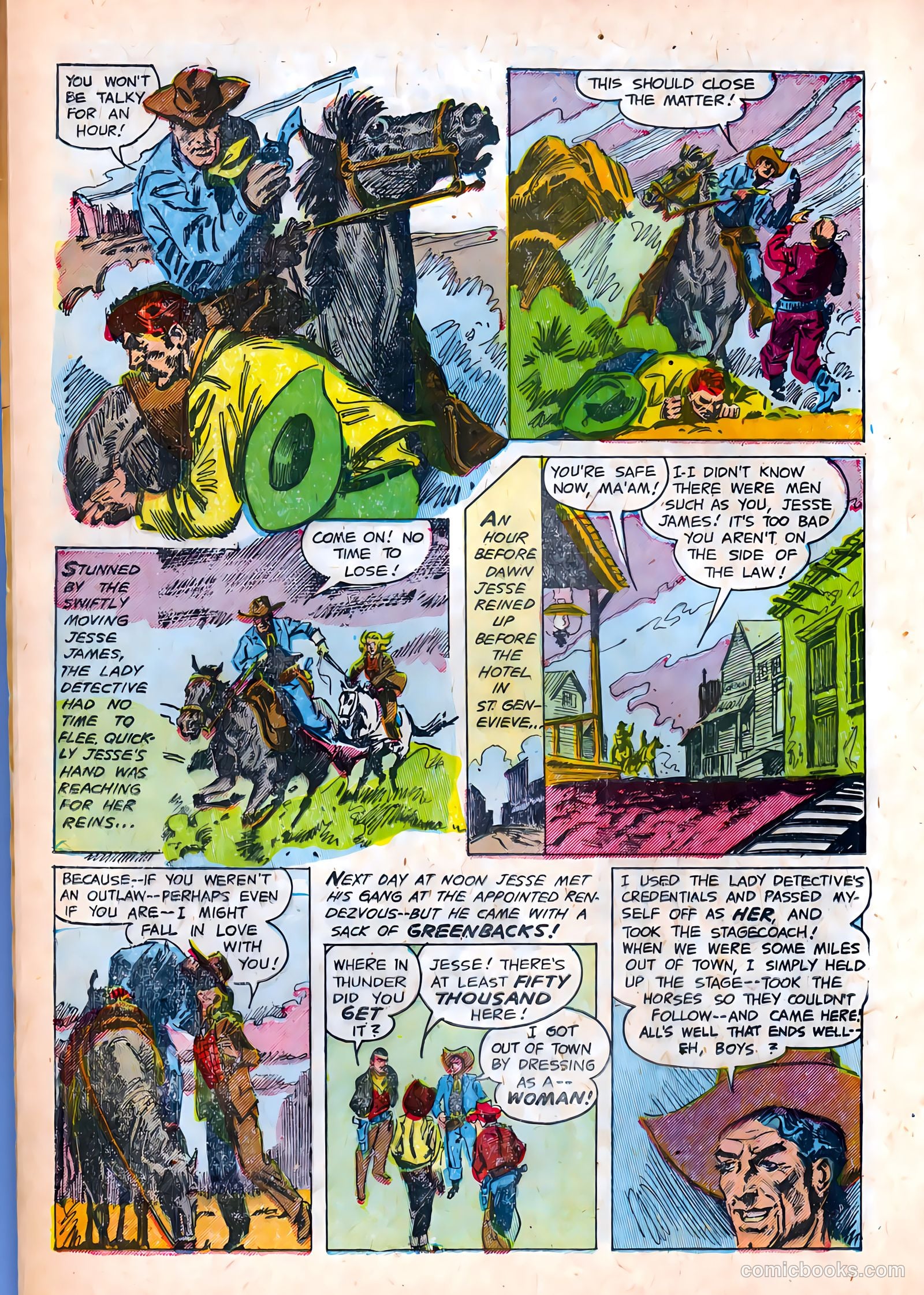 Jesse James #8 (1952) — page 16 of 36
