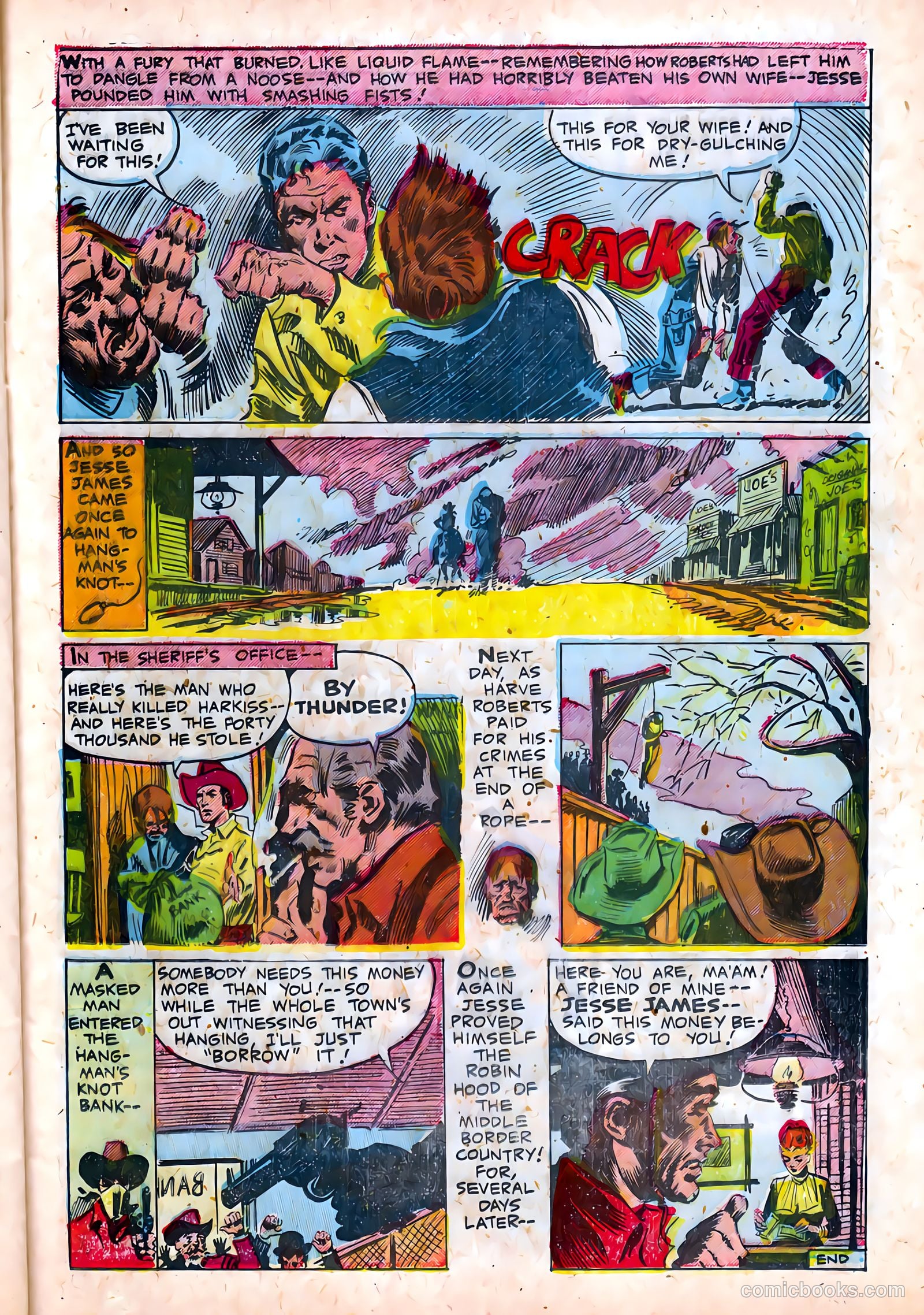 Jesse James #8 (1952) — page 25 of 36