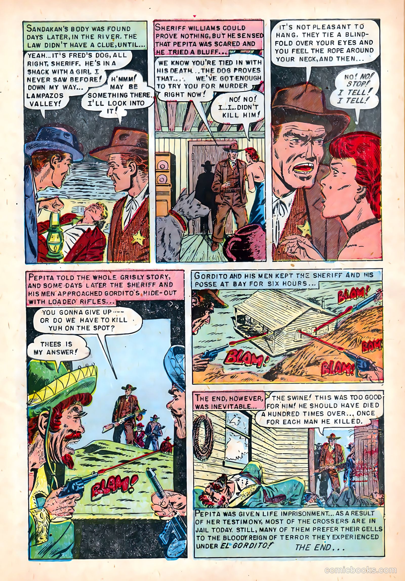 Jesse James #8 (1952) — page 33 of 36