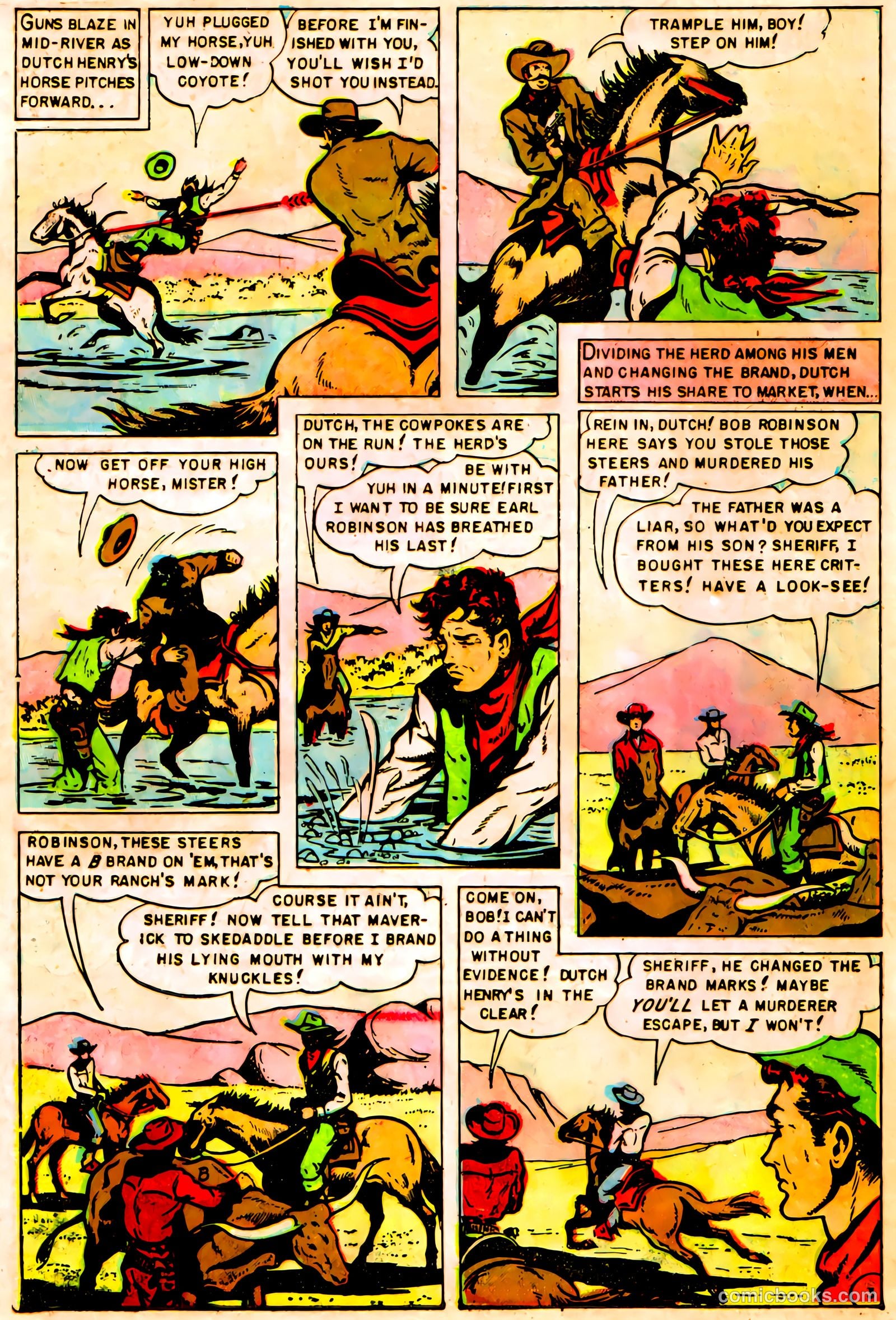 Jesse James #9 (1952) — page 30 of 36