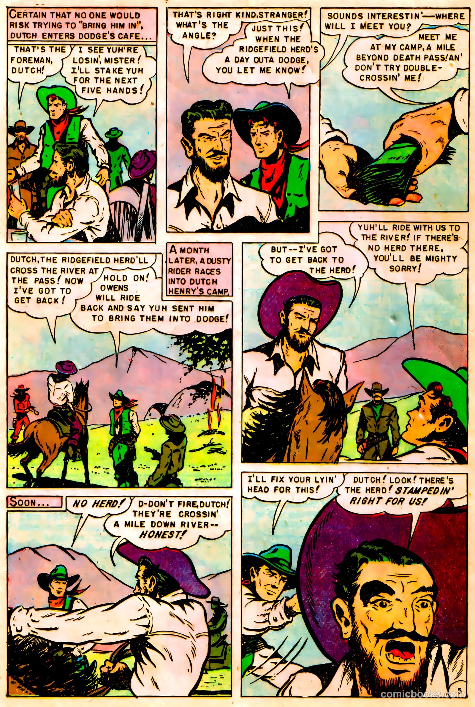 Jesse James #9 (1952) — page 32 of 36
