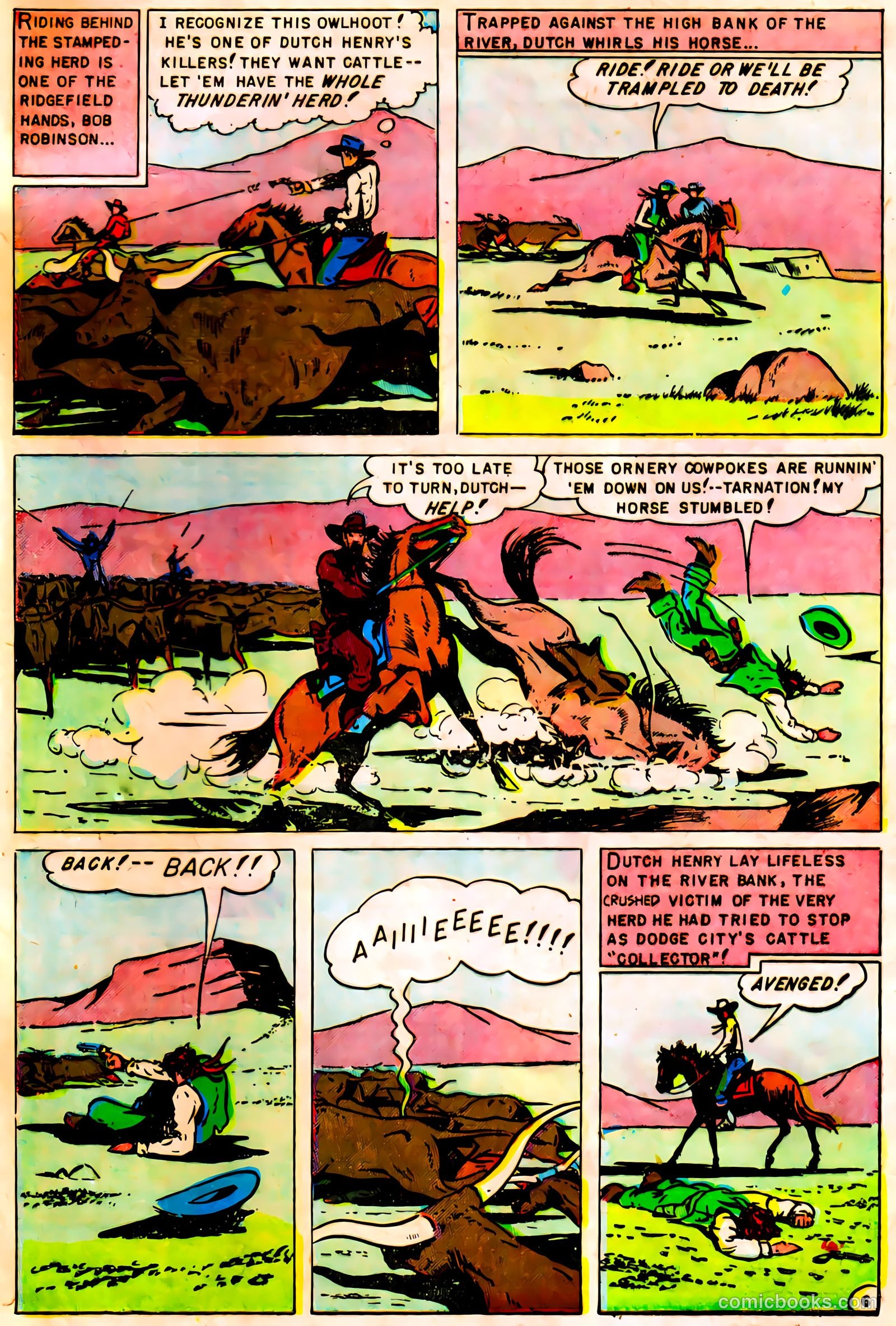 Jesse James #9 (1952) — page 33 of 36