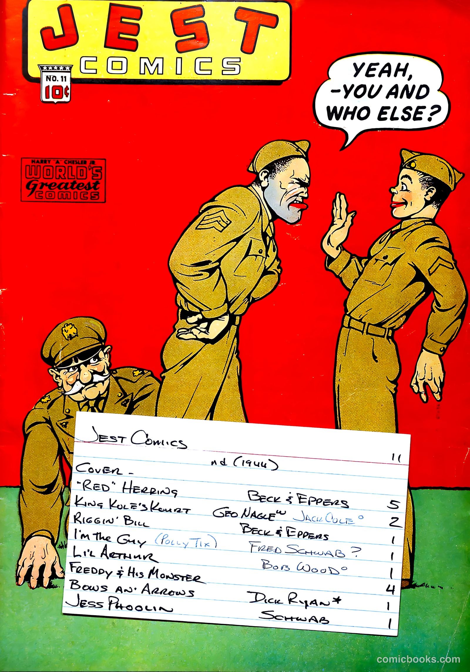 Jest Comics #11 (1945) — page 54 of 55