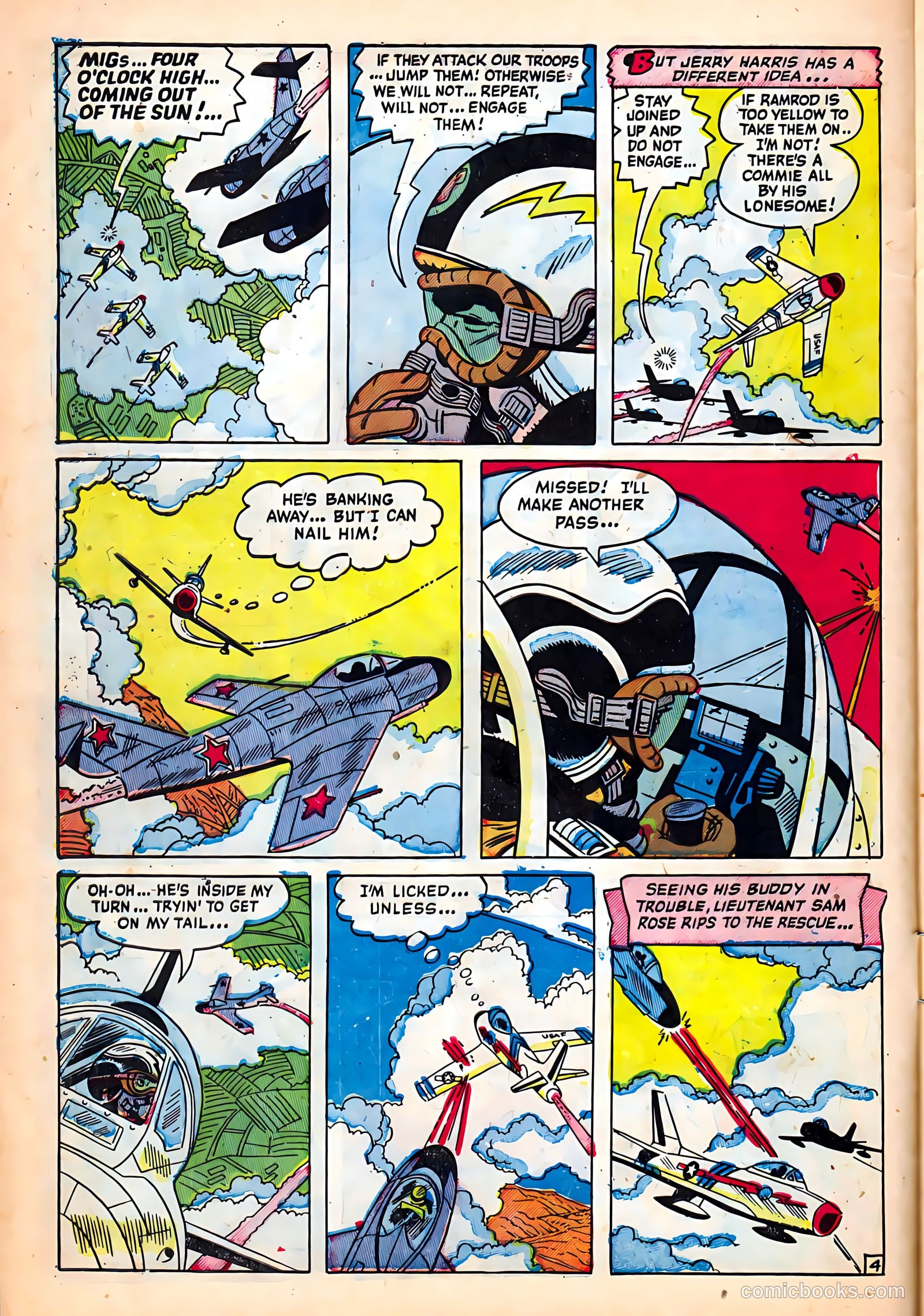 Jet Fighters #5 (1952) — page 6 of 36