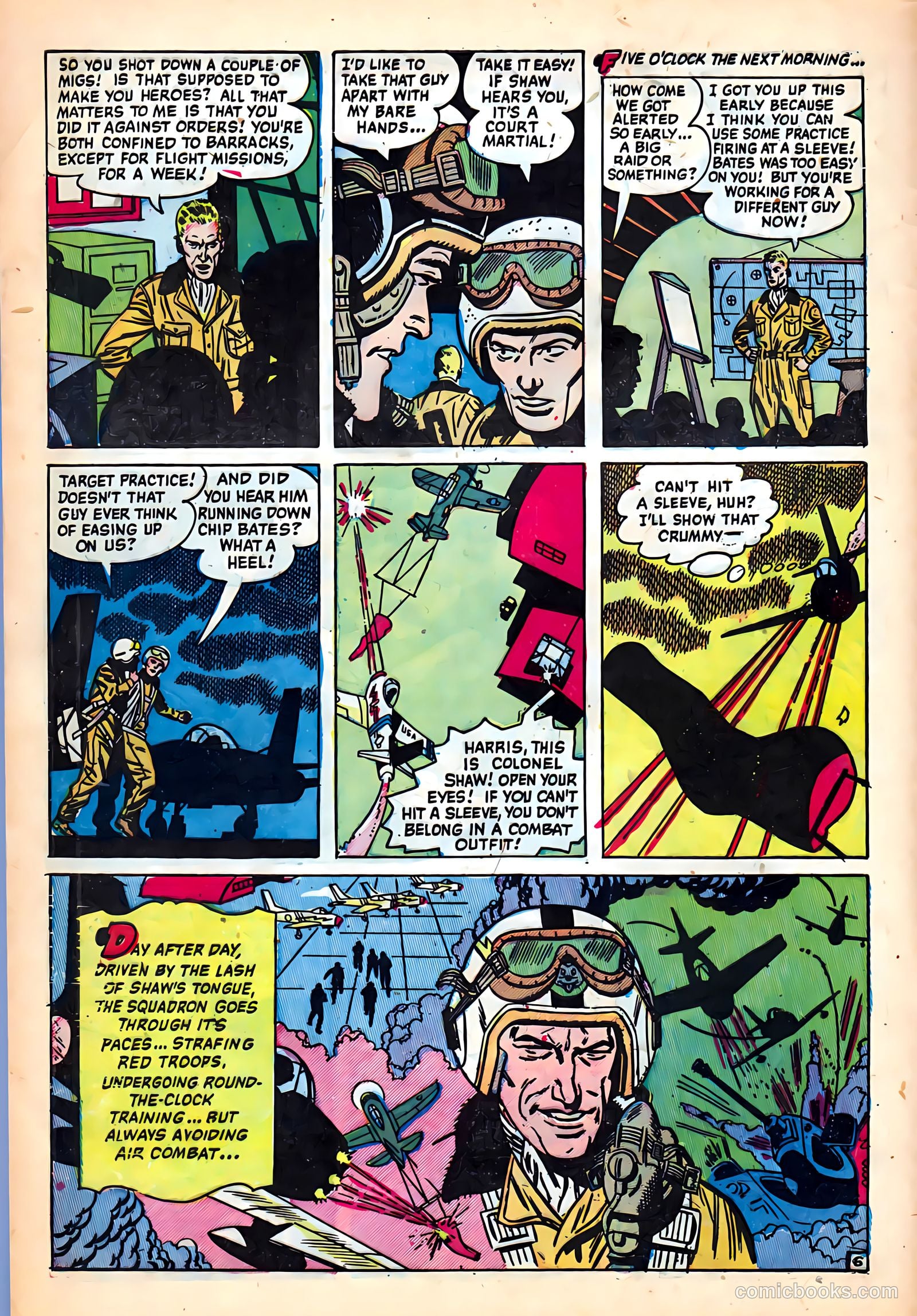 Jet Fighters #5 (1952) — page 8 of 36