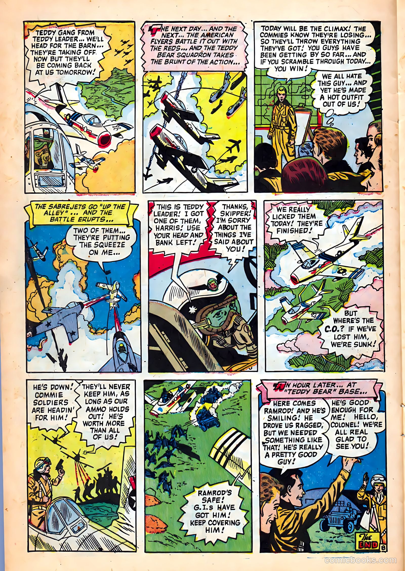 Jet Fighters #5 (1952) — page 10 of 36
