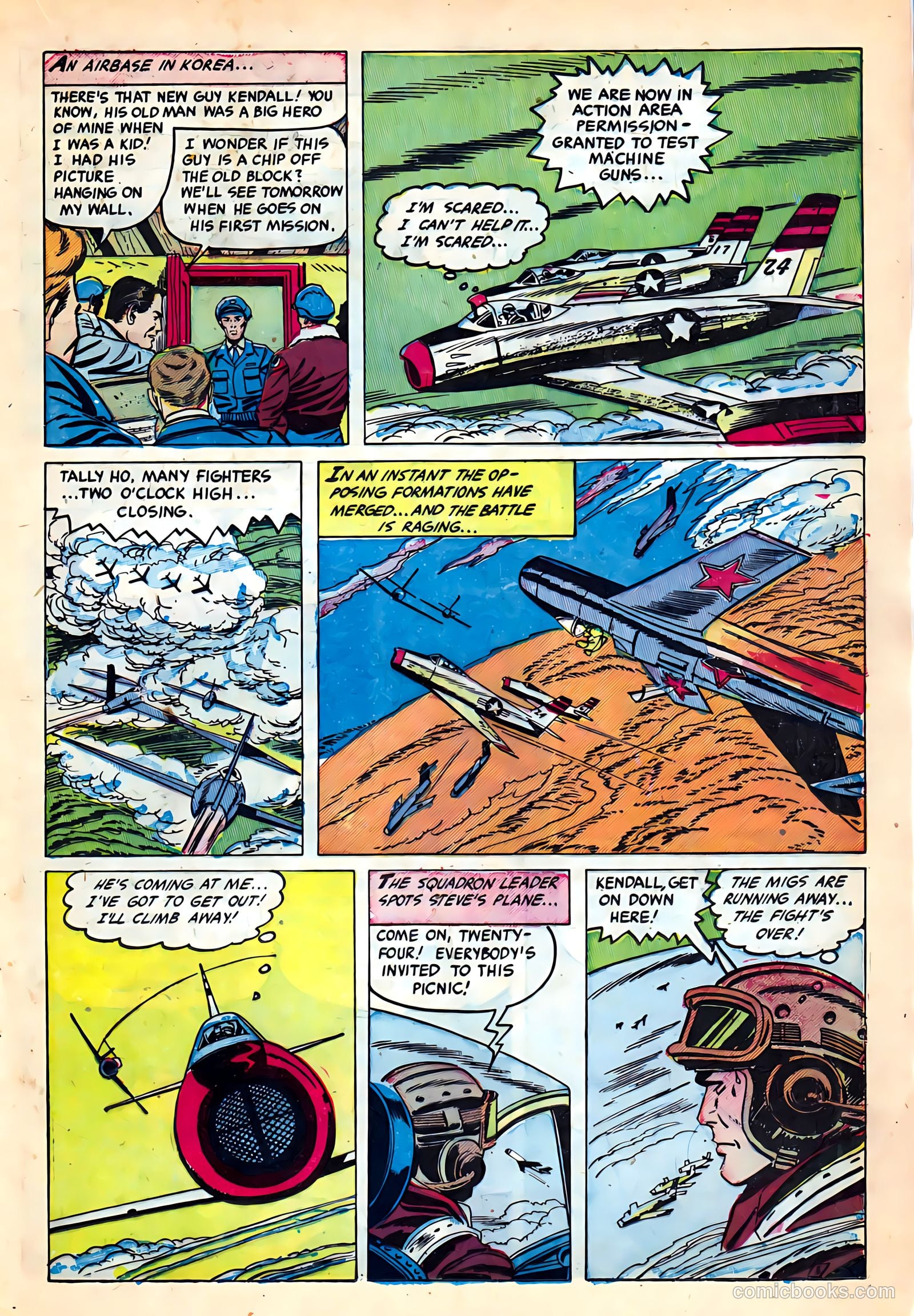 Jet Fighters #5 (1952) — page 13 of 36