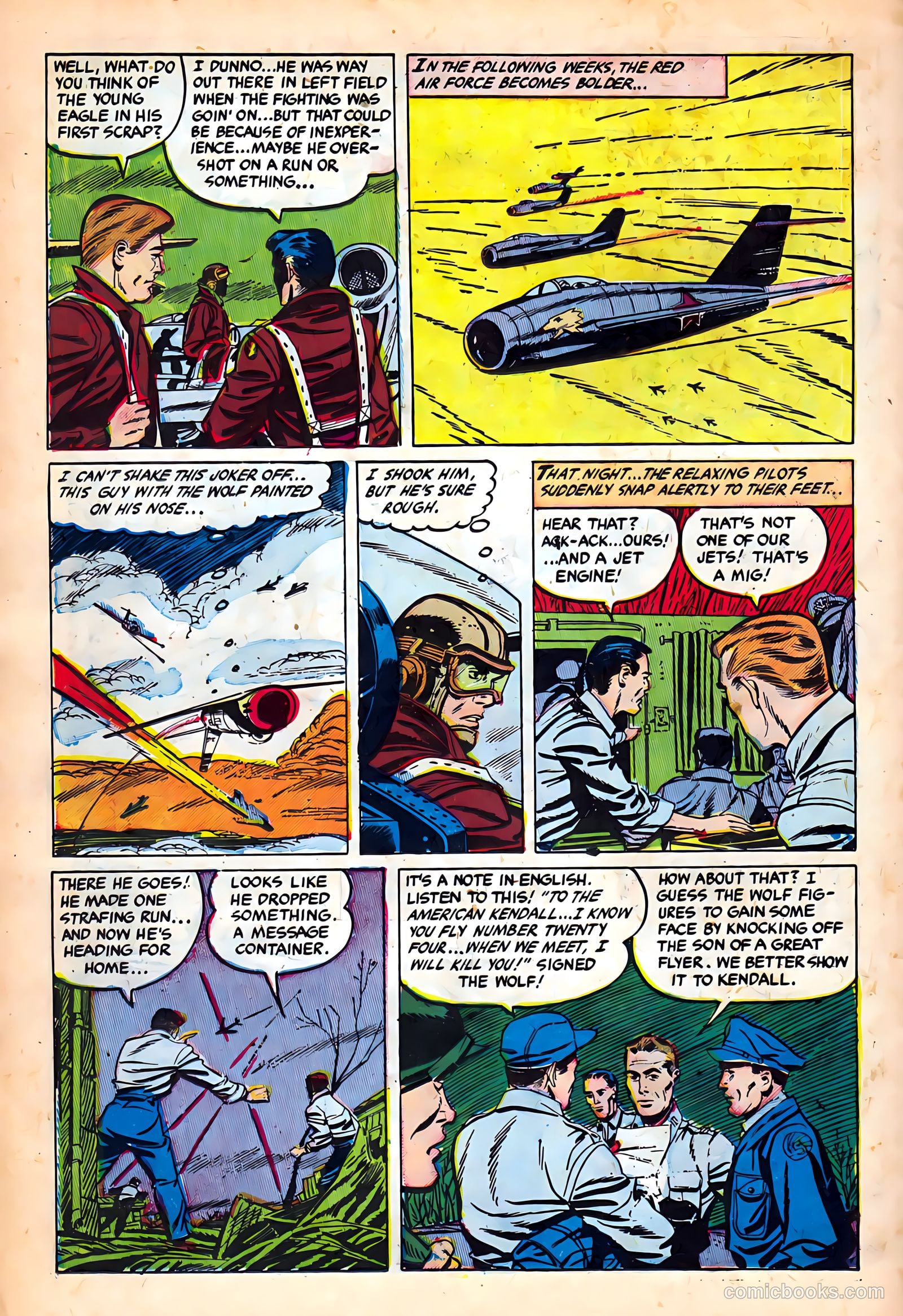 Jet Fighters #5 (1952) — page 14 of 36