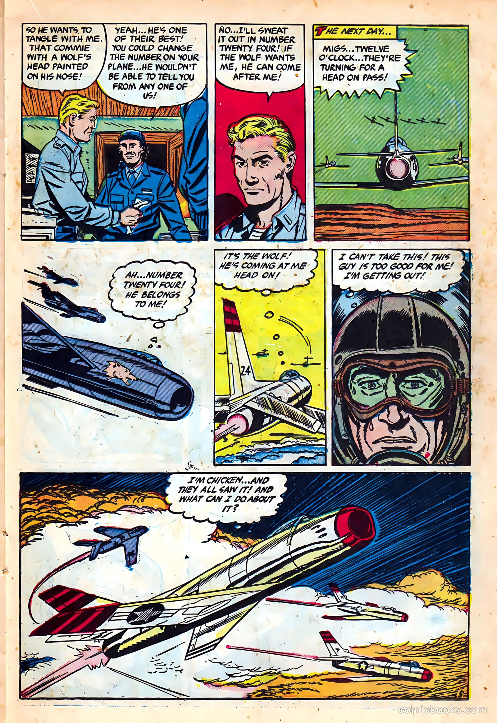 Jet Fighters #5 (1952) — page 15 of 36