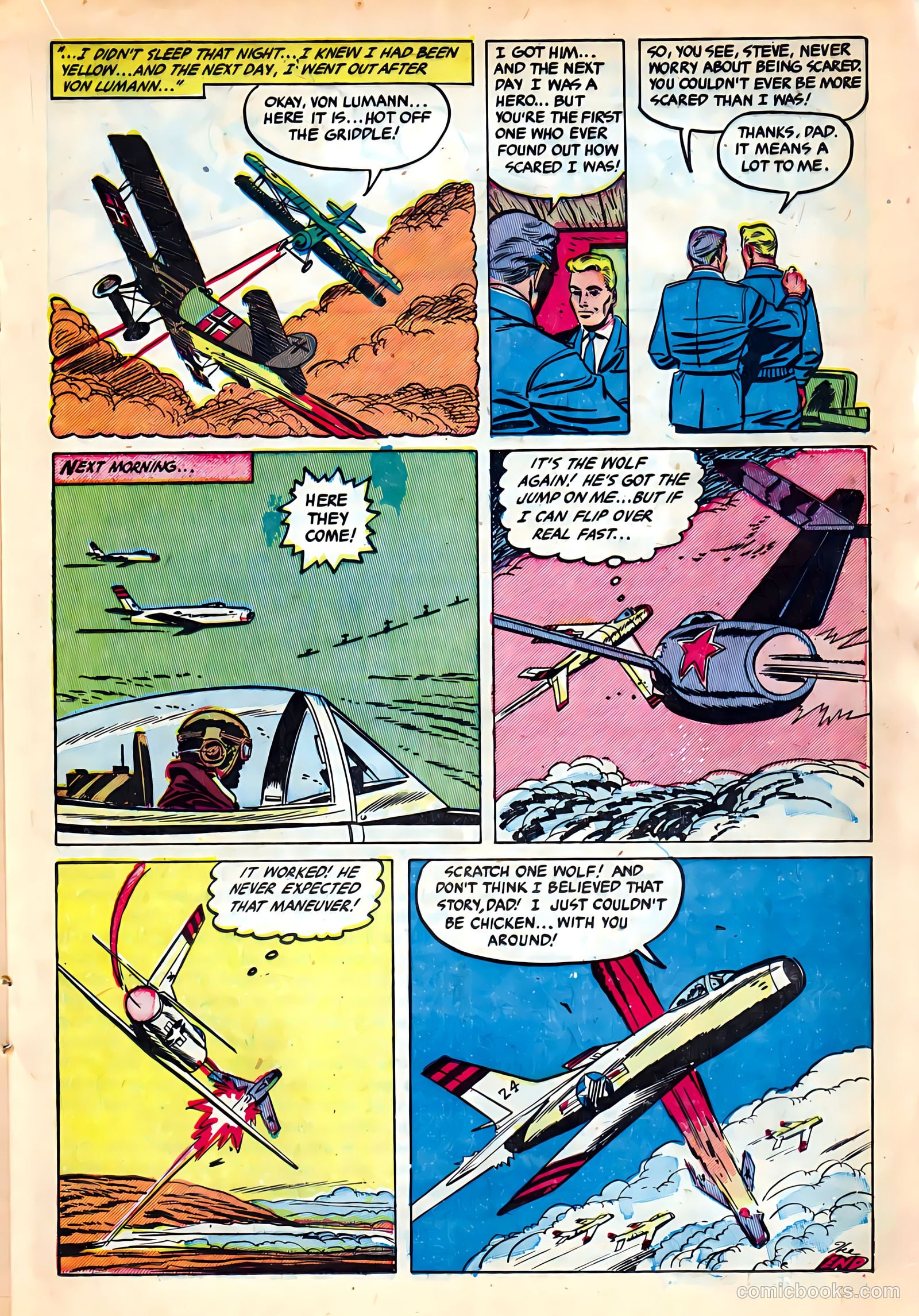 Jet Fighters #5 (1952) — page 17 of 36