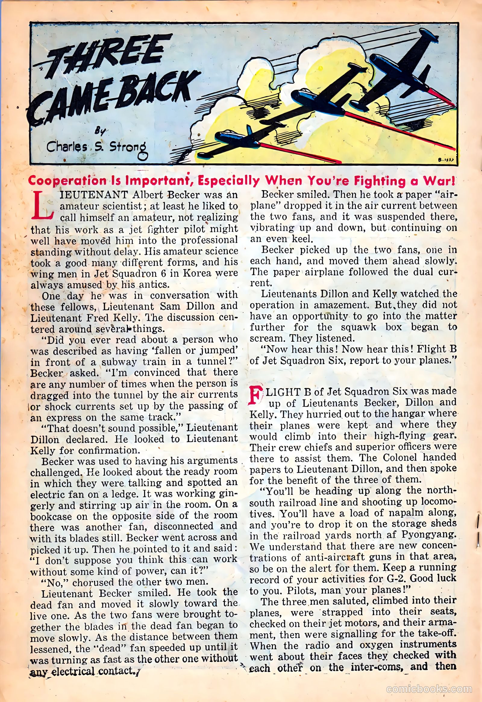 Jet Fighters #5 (1952) — page 18 of 36