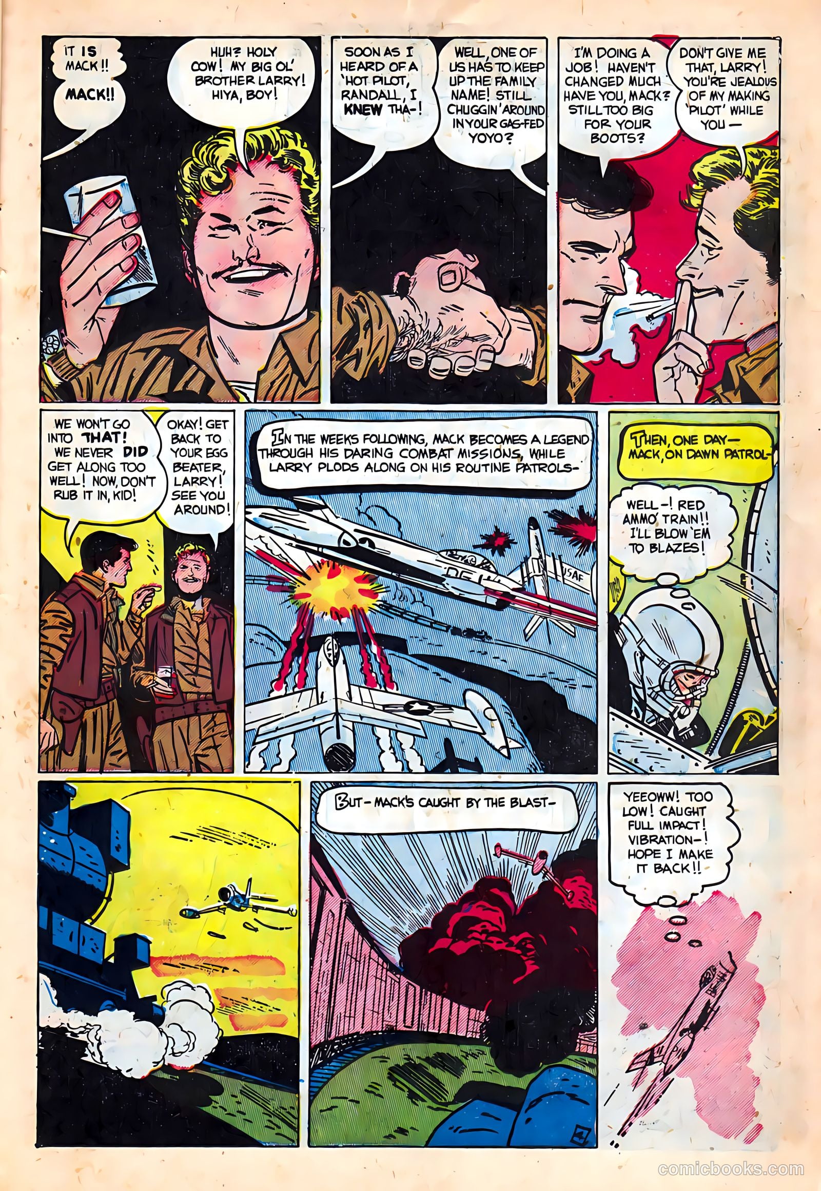 Jet Fighters #5 (1952) — page 23 of 36