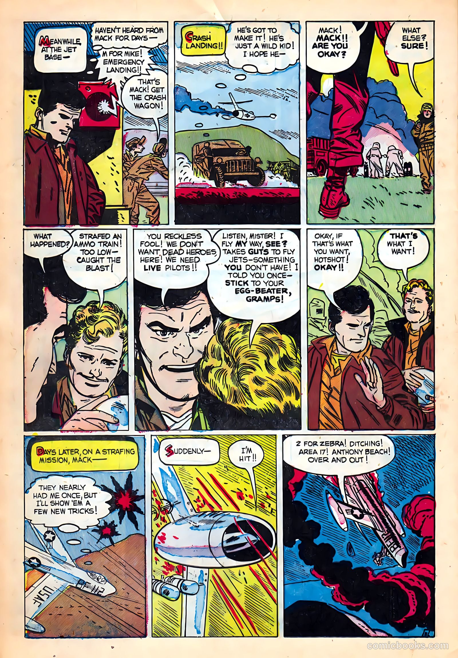 Jet Fighters #5 (1952) — page 24 of 36