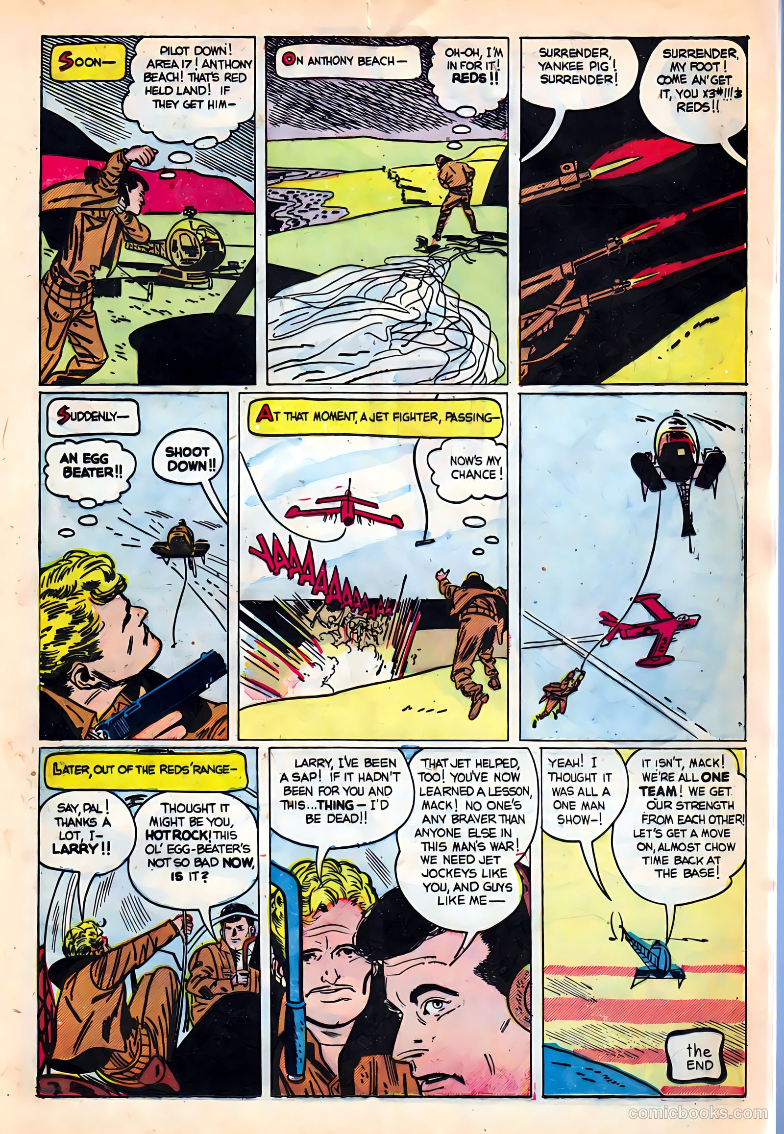 Jet Fighters #5 (1952) — page 25 of 36