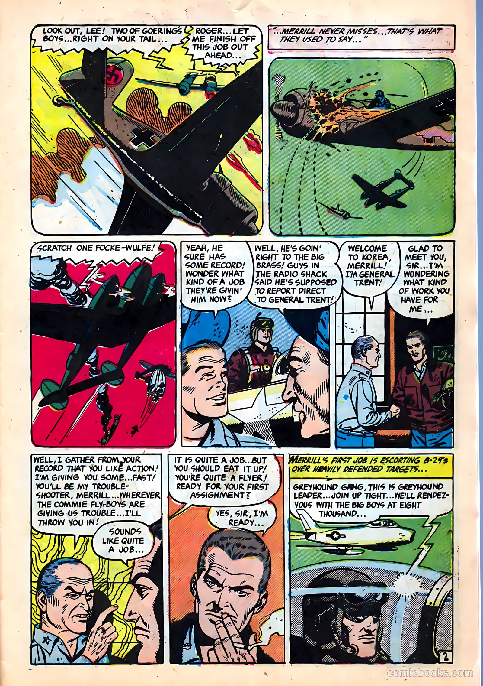 Jet Fighters #5 (1952) — page 27 of 36