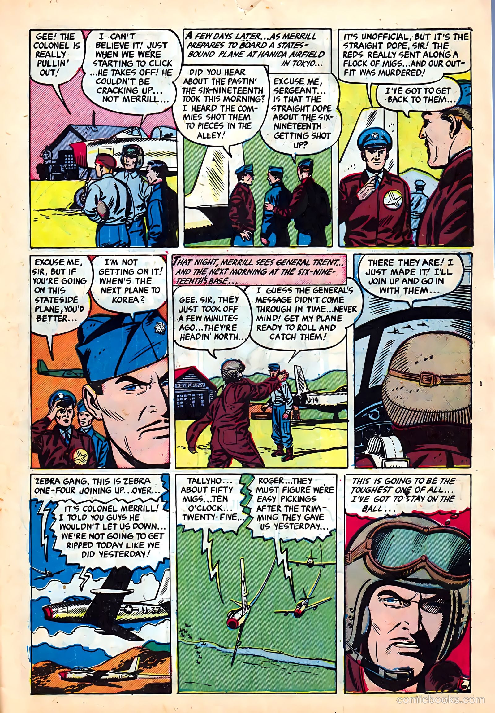 Jet Fighters #5 (1952) — page 31 of 36