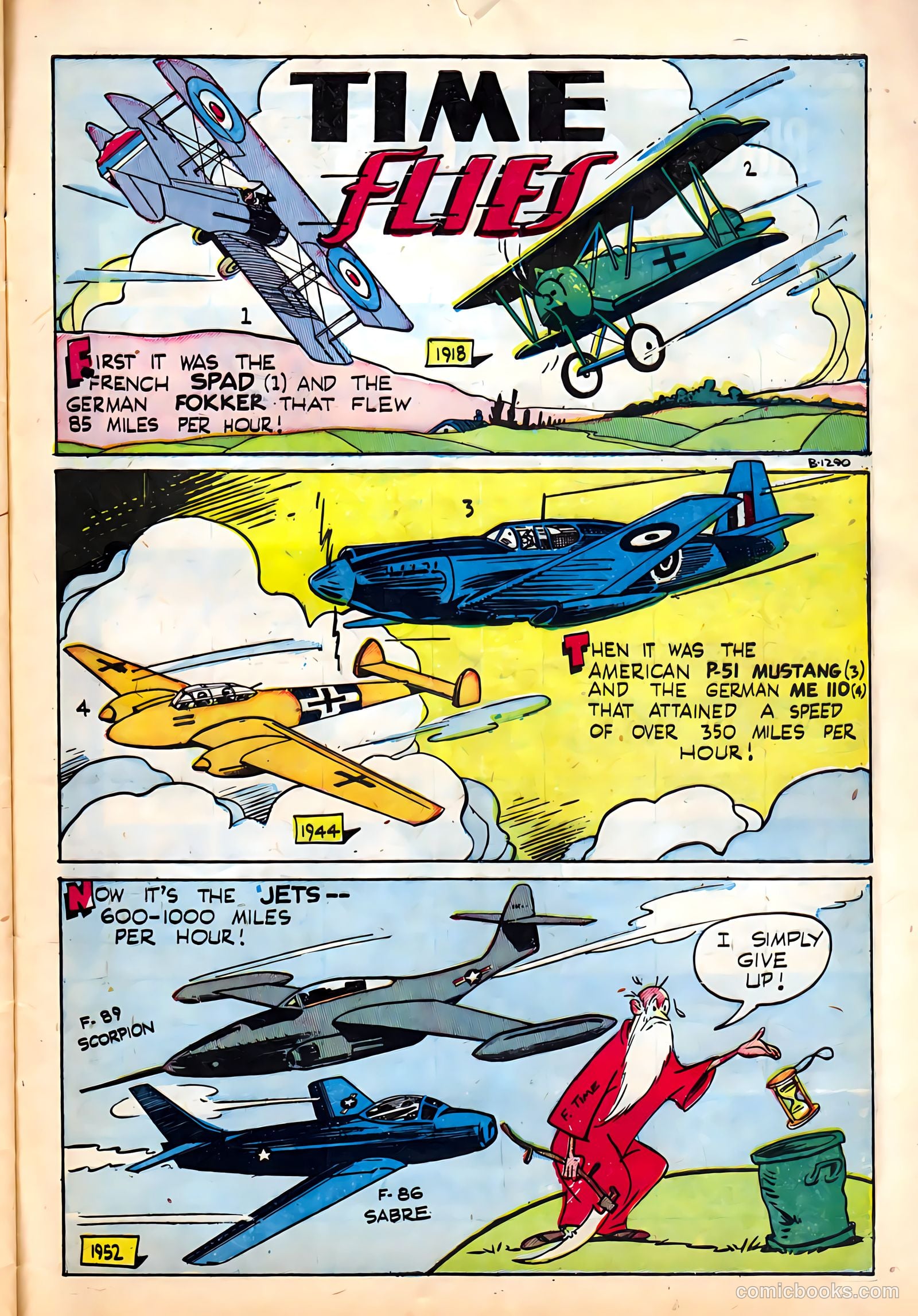 Jet Fighters #5 (1952) — page 33 of 36