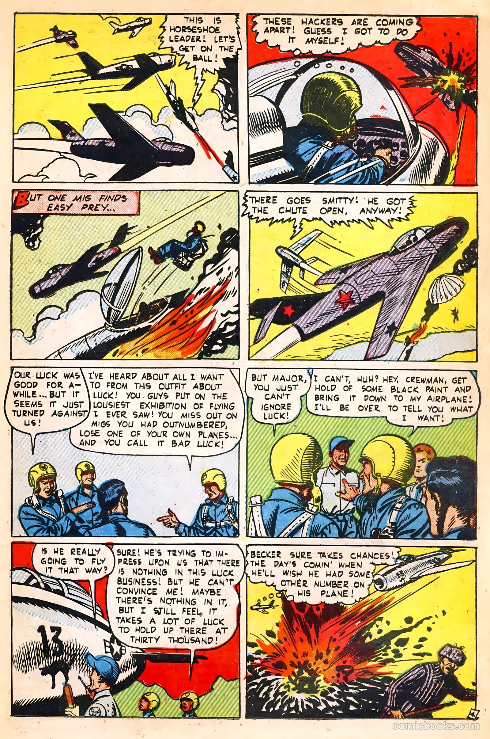 Jet Fighters #6 (1953) — page 15 of 36