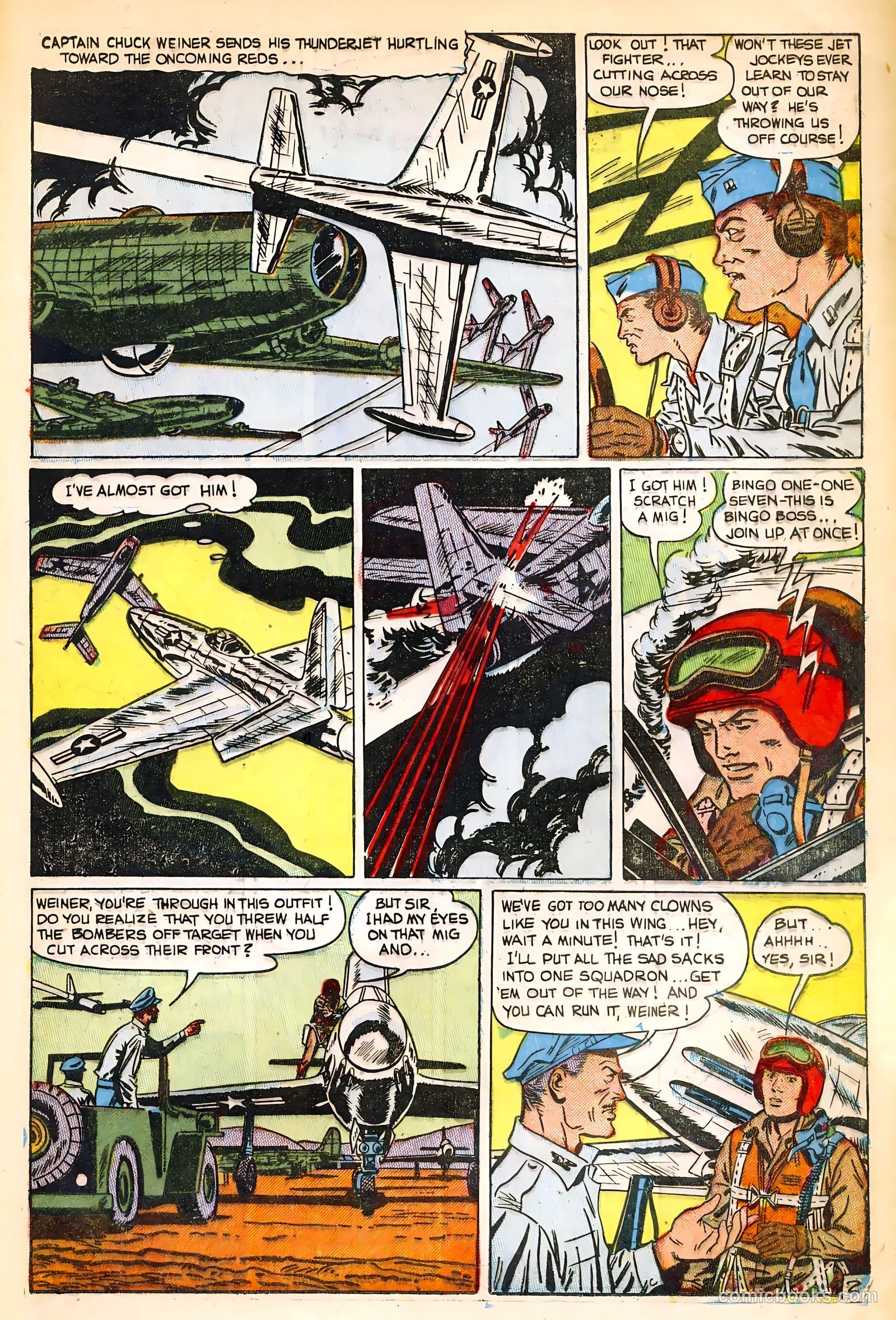 Jet Fighters #6 (1953) — page 21 of 36