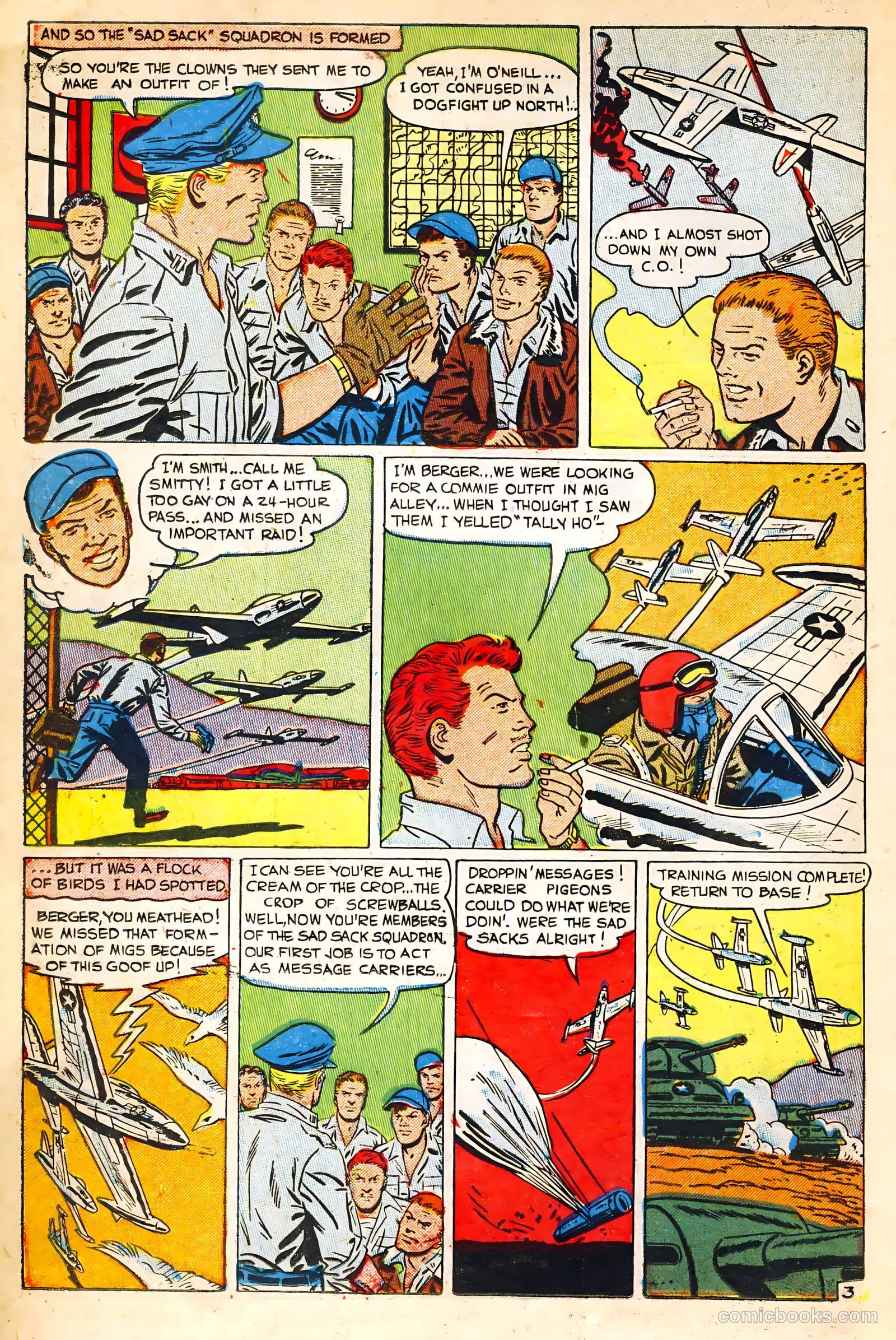 Jet Fighters #6 (1953) — page 22 of 36