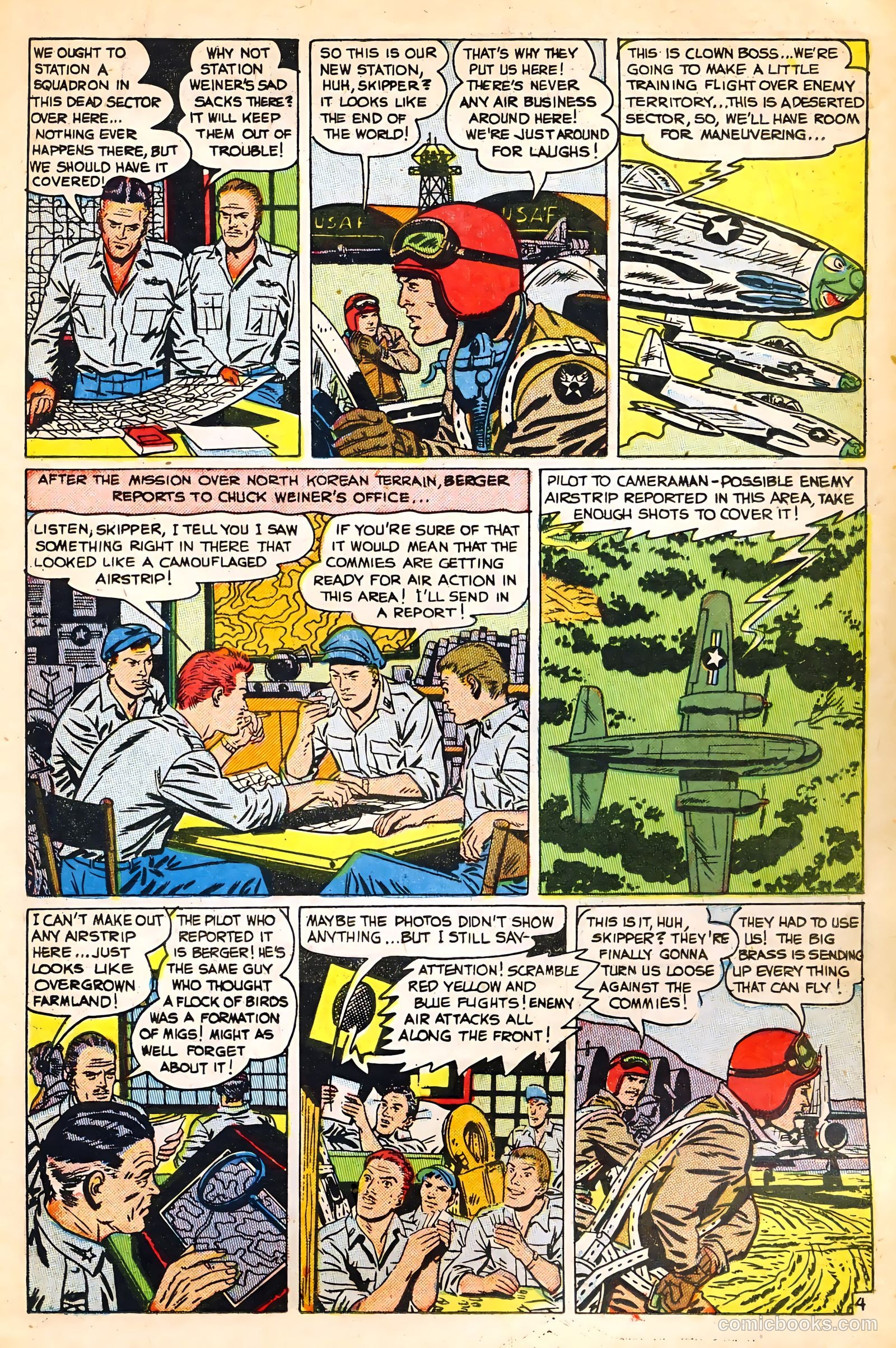 Jet Fighters #6 (1953) — page 23 of 36
