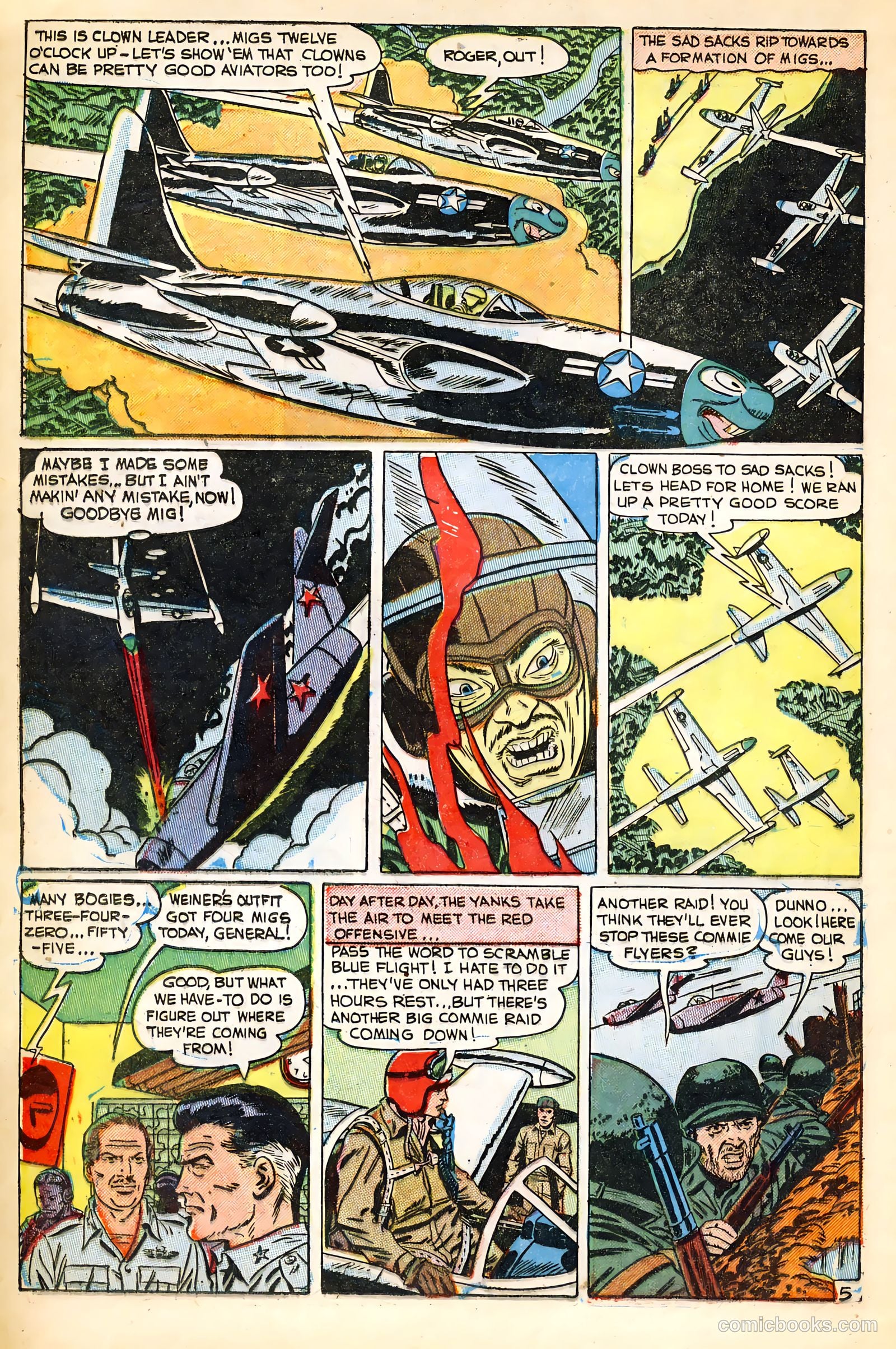 Jet Fighters #6 (1953) — page 24 of 36