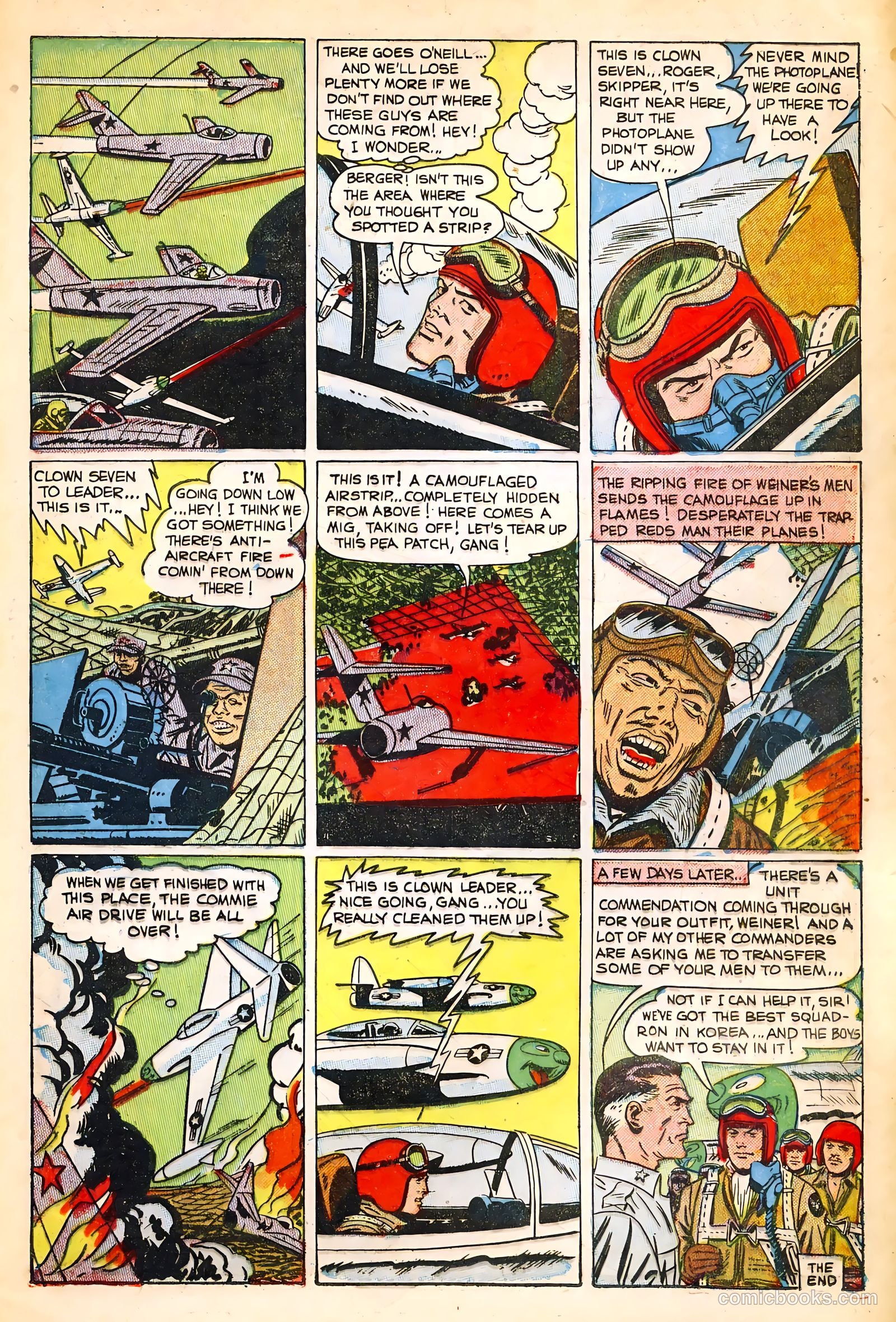 Jet Fighters #6 (1953) — page 25 of 36