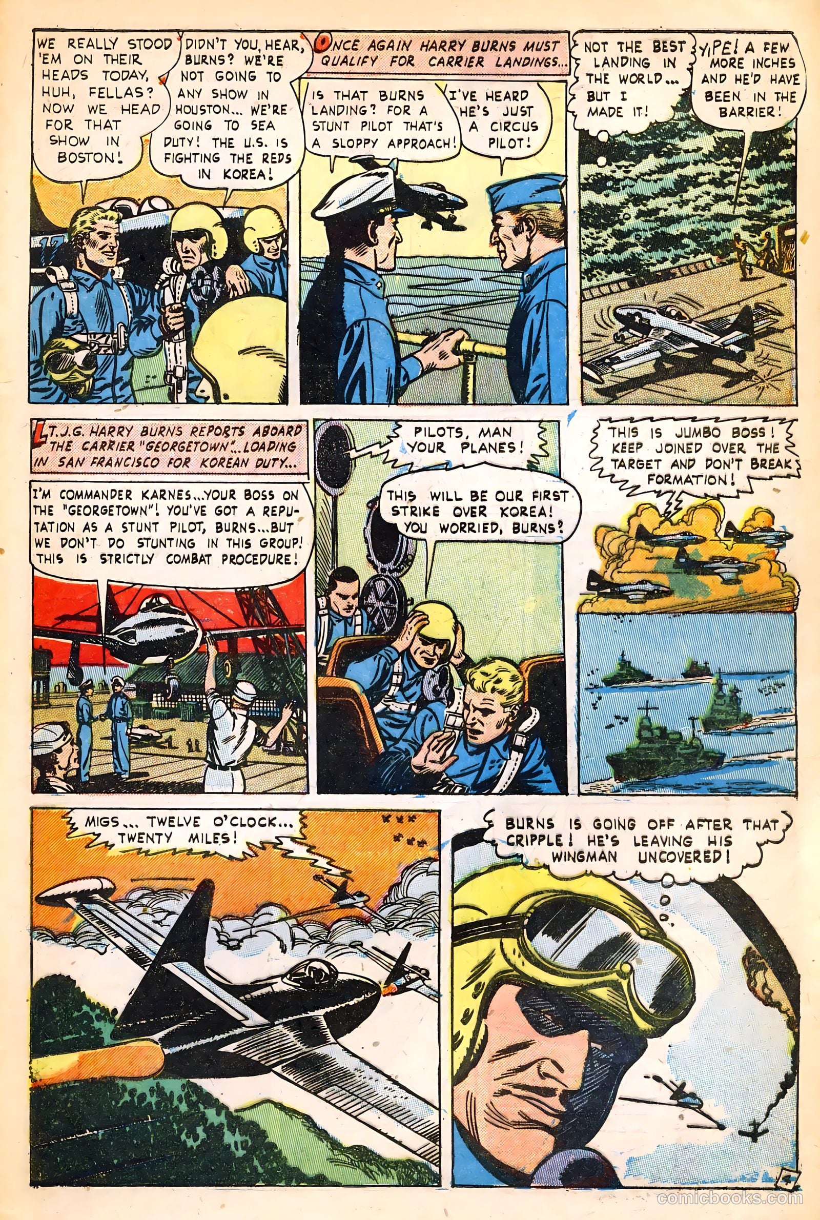 Jet Fighters #6 (1953) — page 29 of 36