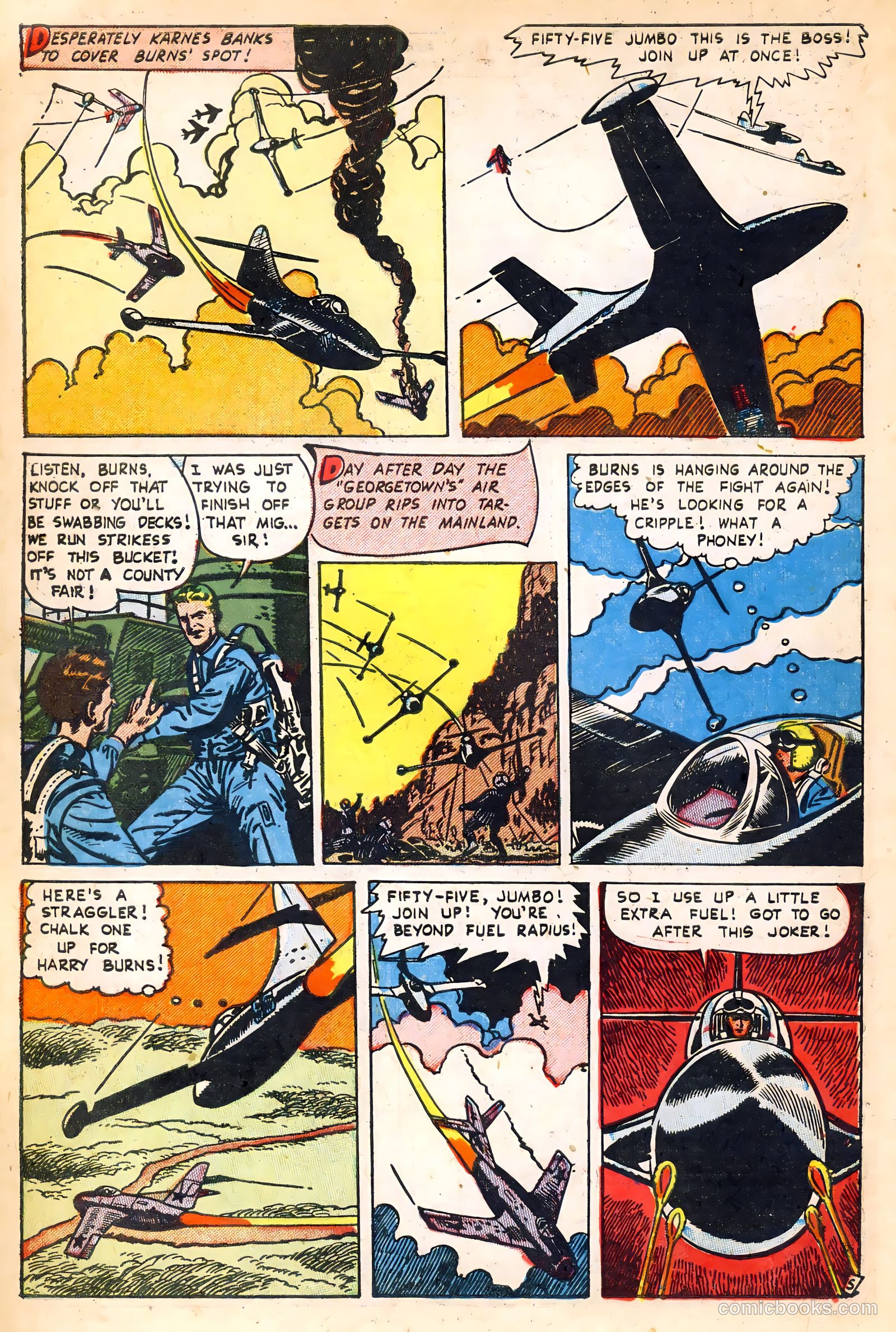 Jet Fighters #6 (1953) — page 30 of 36